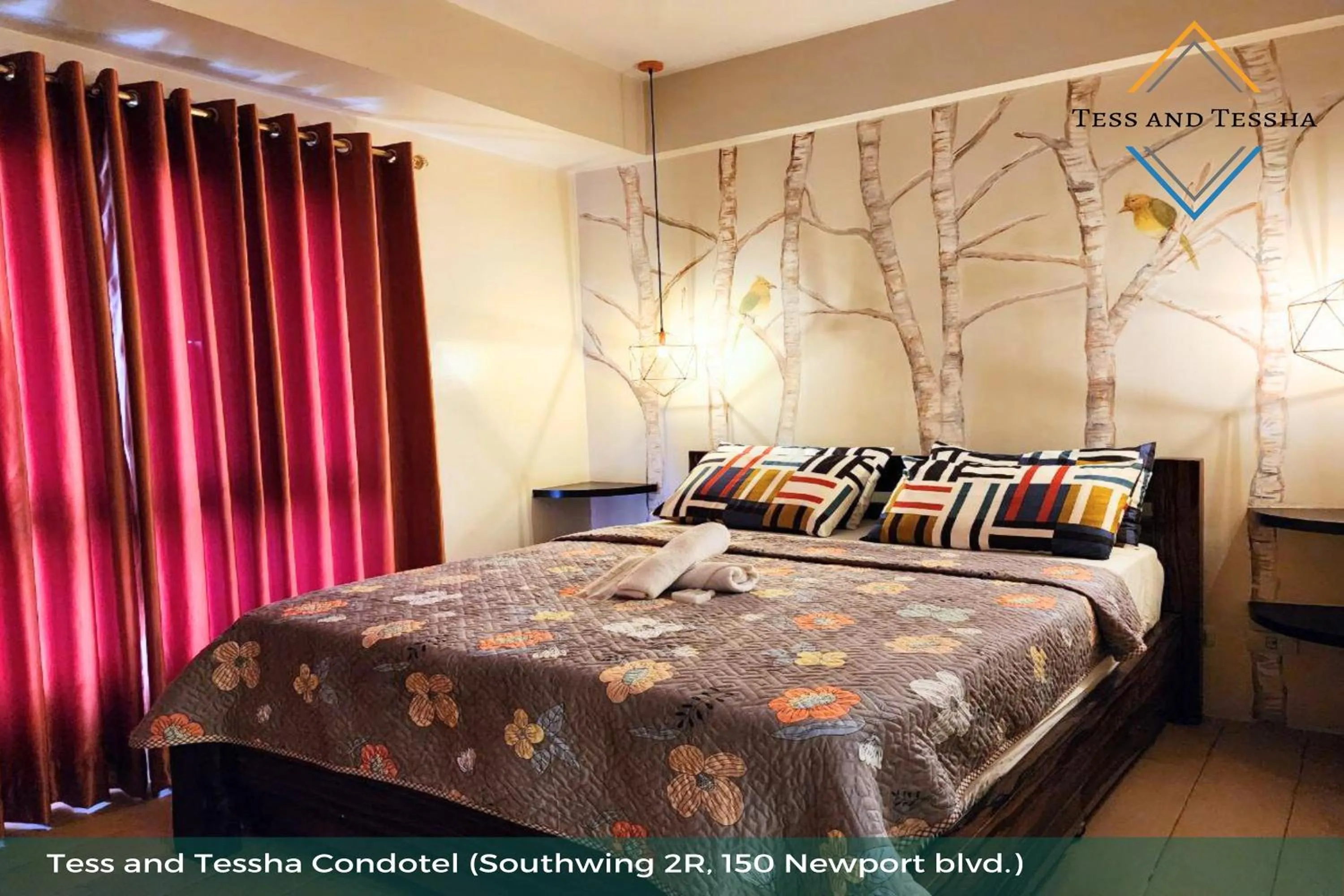 Bed in Tess and Tessha Condotel near T3 Airport