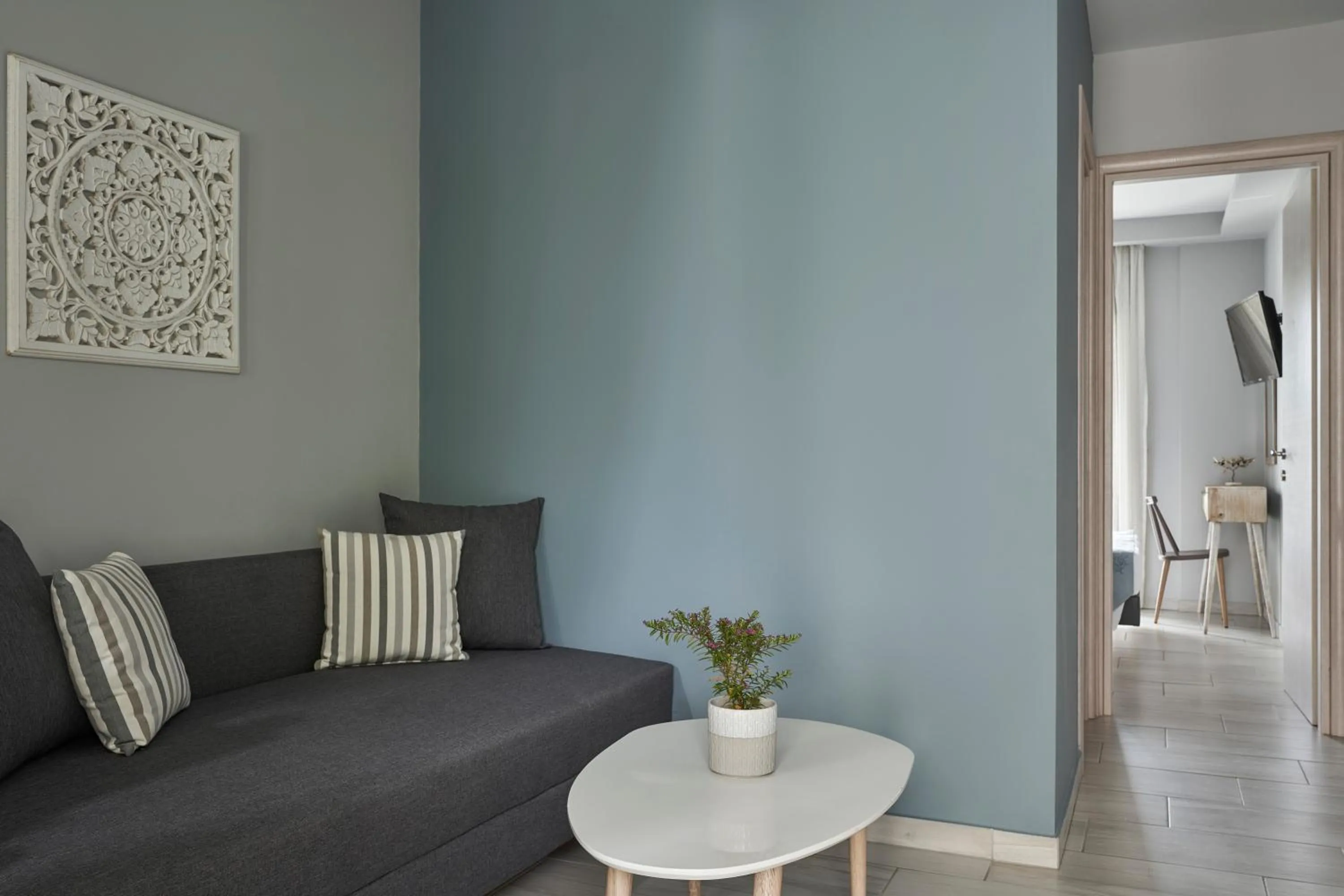 Seating area in Mirabilia Boutique Hotel