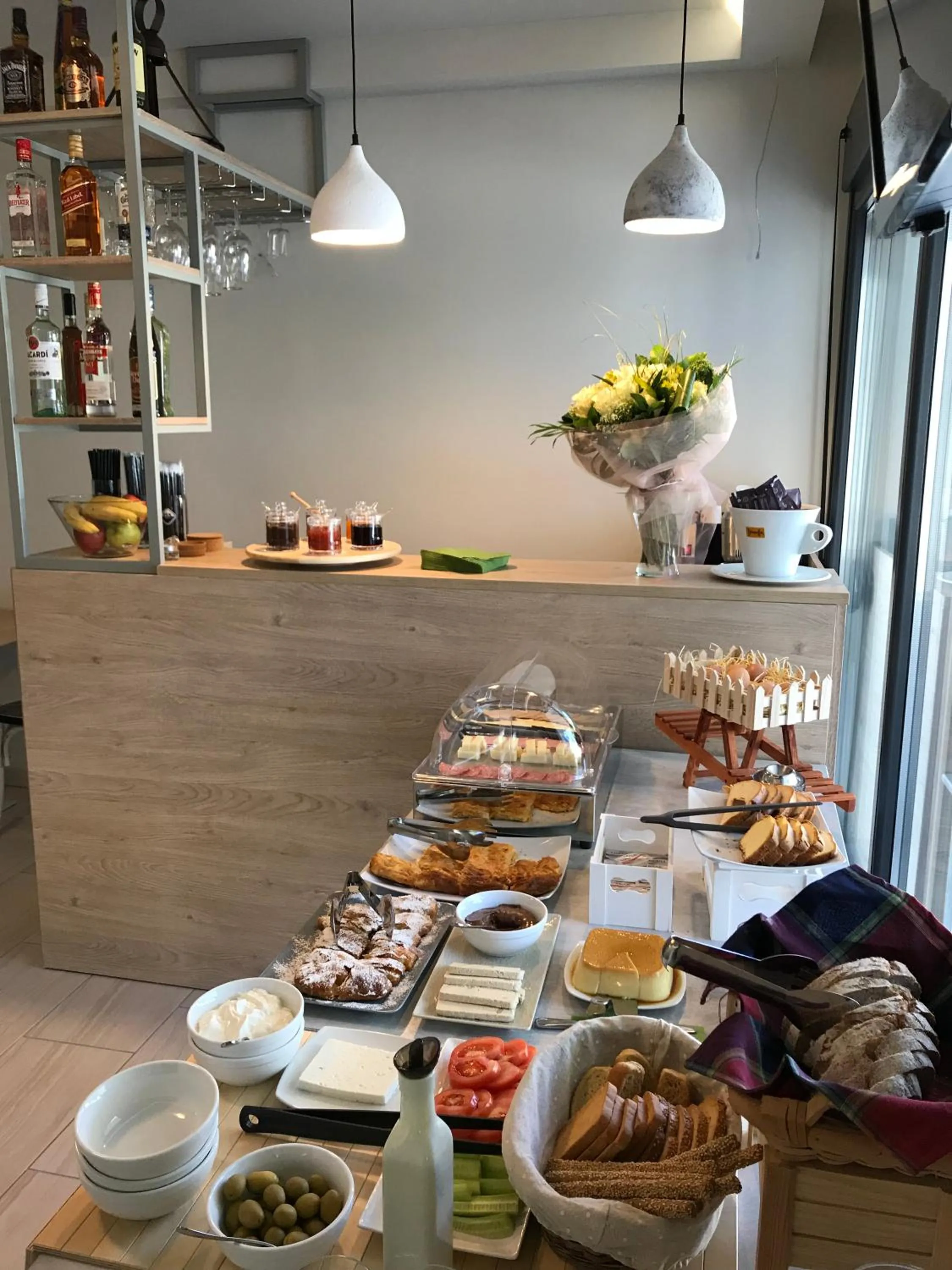 Buffet breakfast in Mirabilia Boutique Hotel