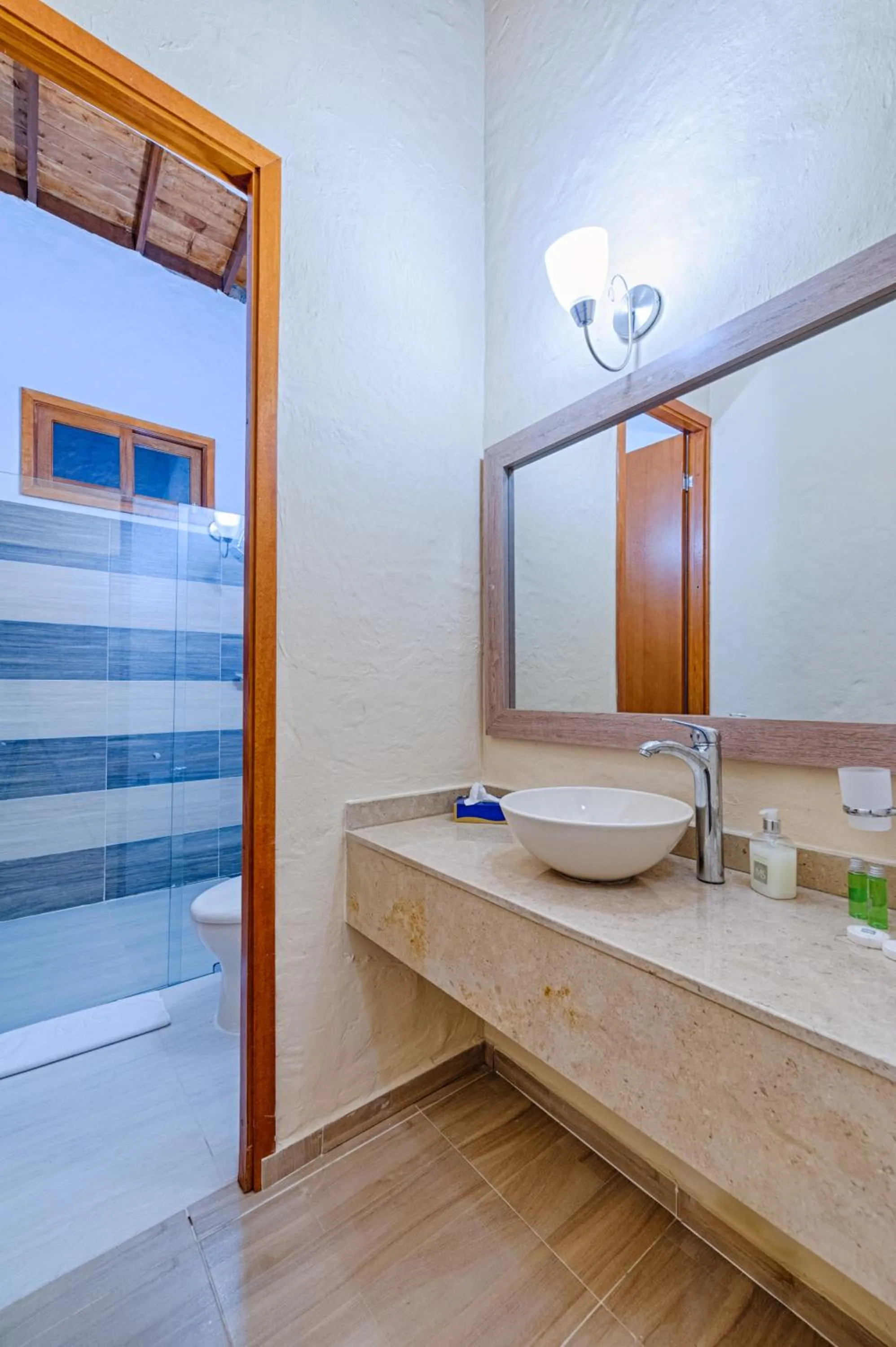 Bathroom in Hotel Campestre La Potra