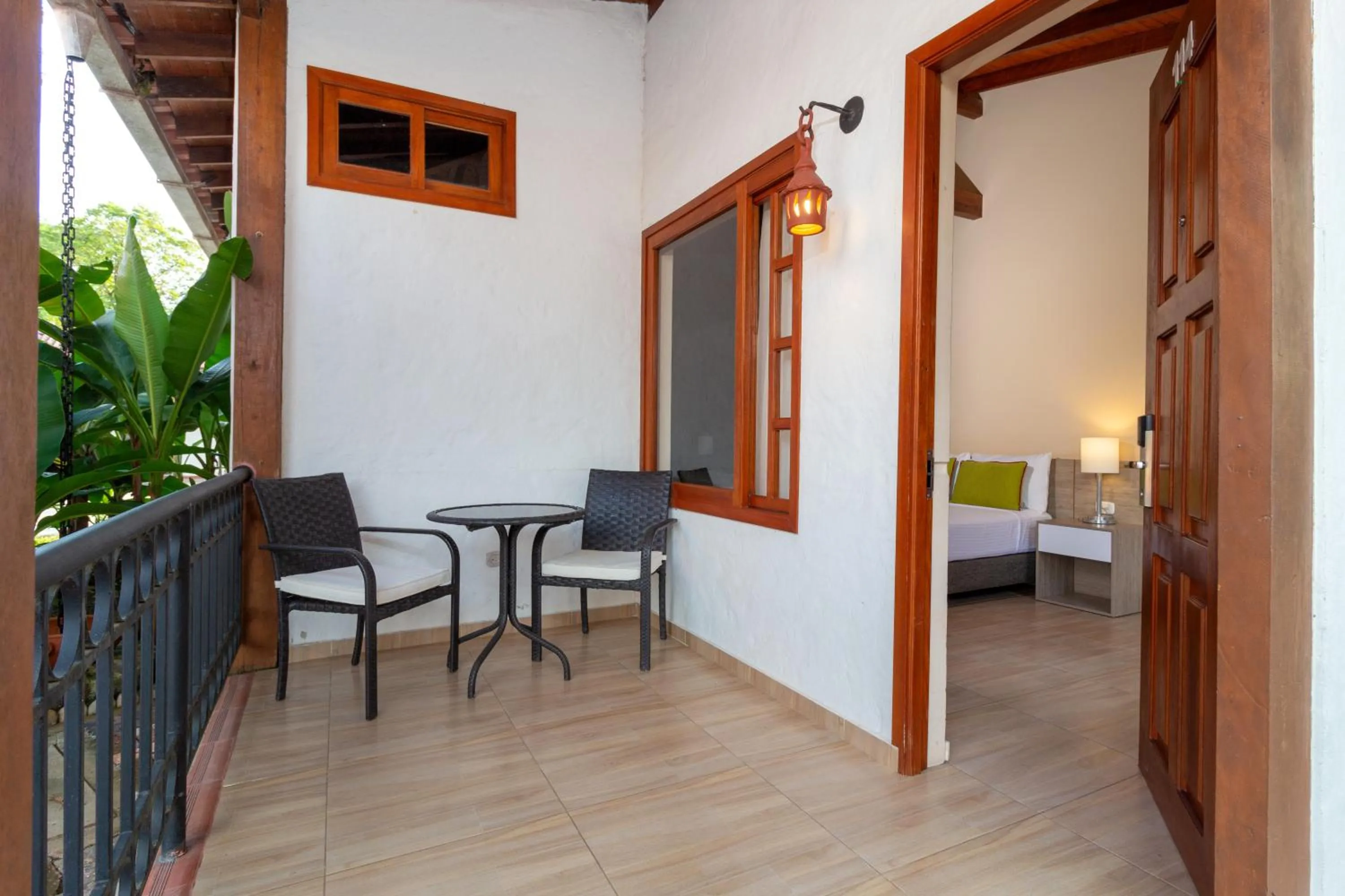 Garden view, Bed in Hotel Campestre La Potra