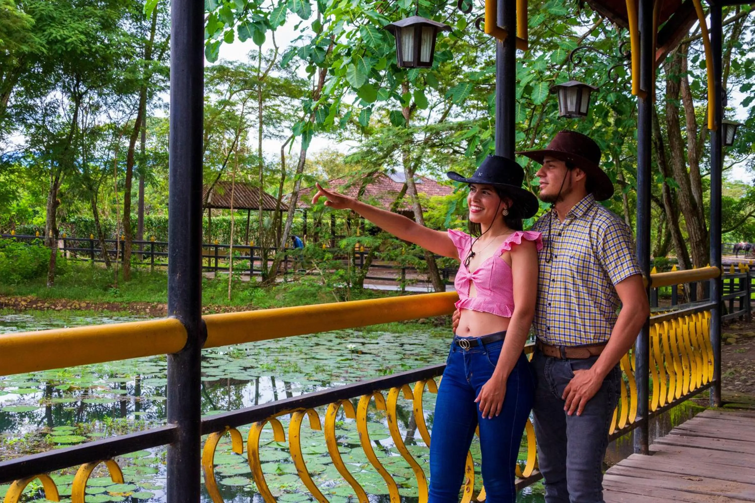 Natural landscape in Hotel Campestre La Potra