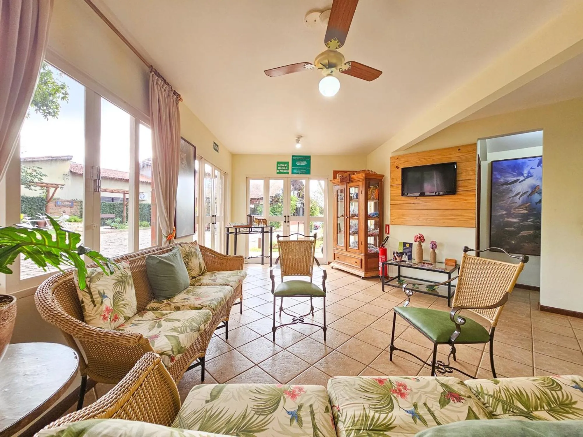 Lobby or reception in Hotel Pousada Águas de Bonito