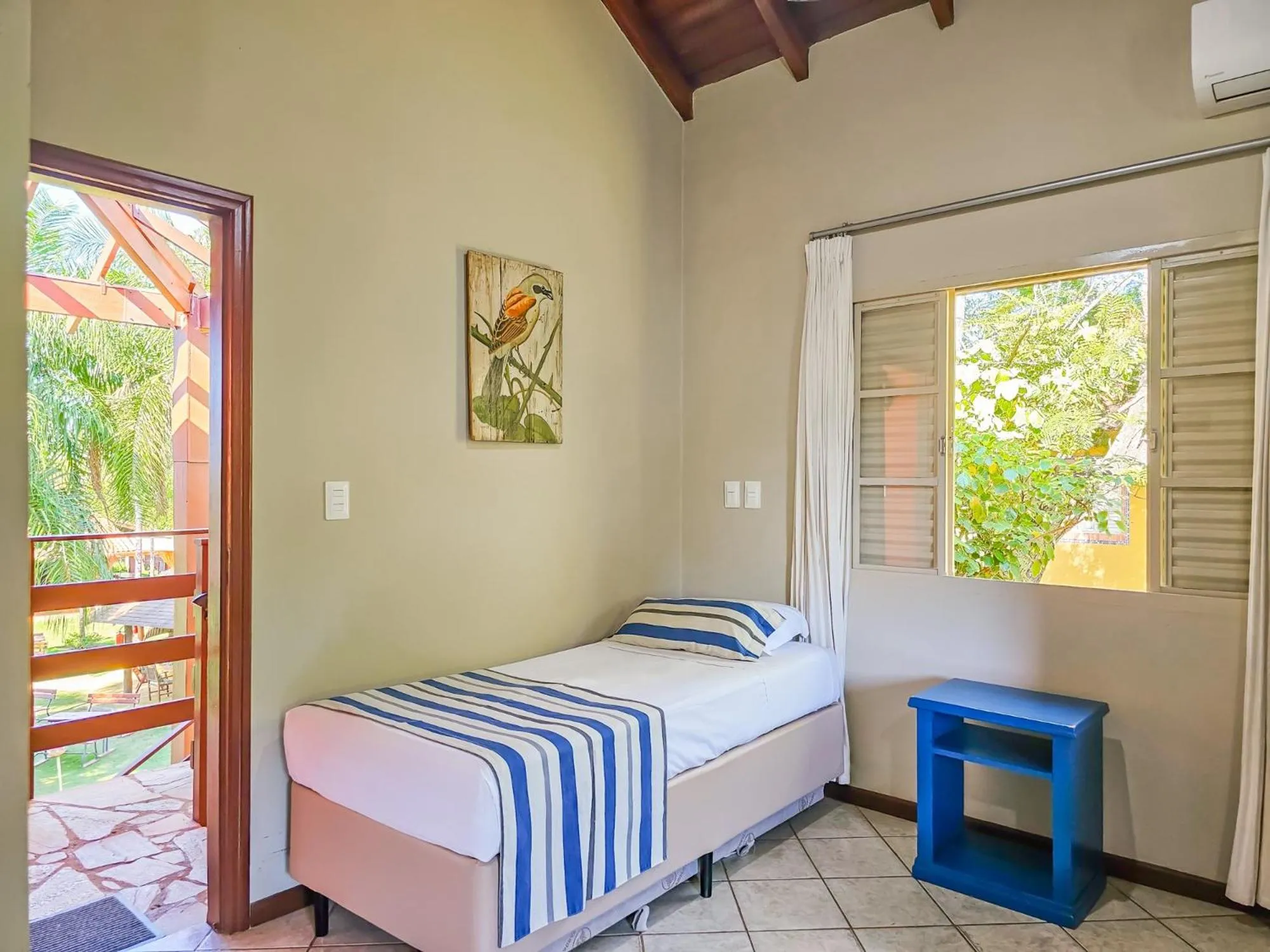 Bed in Hotel Pousada Águas de Bonito