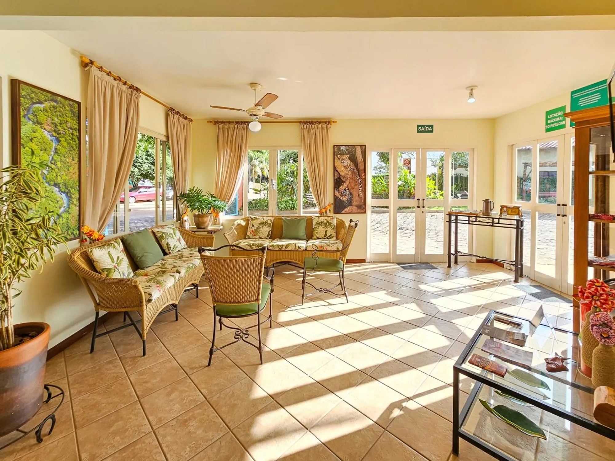 Lobby or reception in Hotel Pousada Águas de Bonito