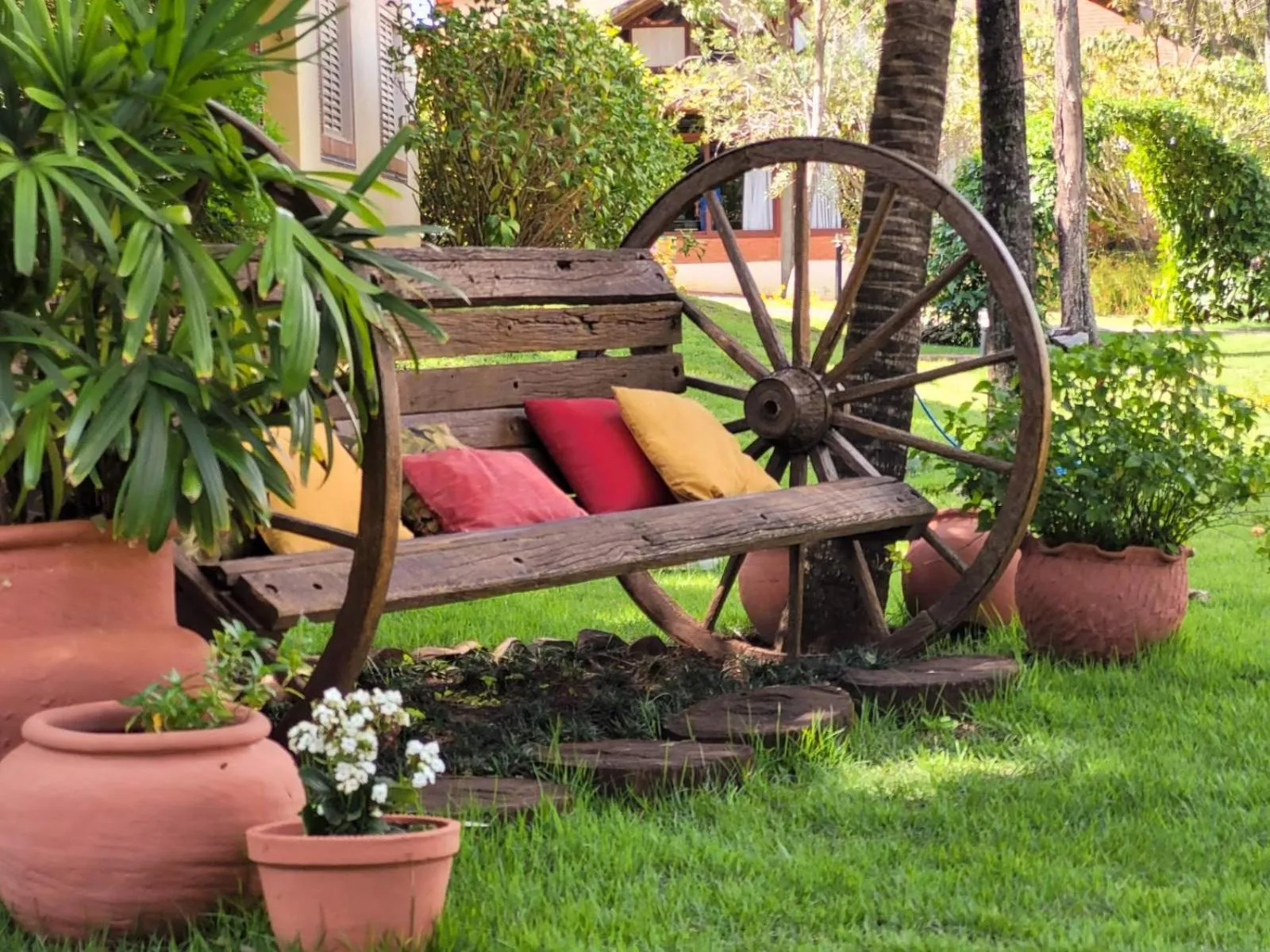 Garden in Hotel Pousada Águas de Bonito