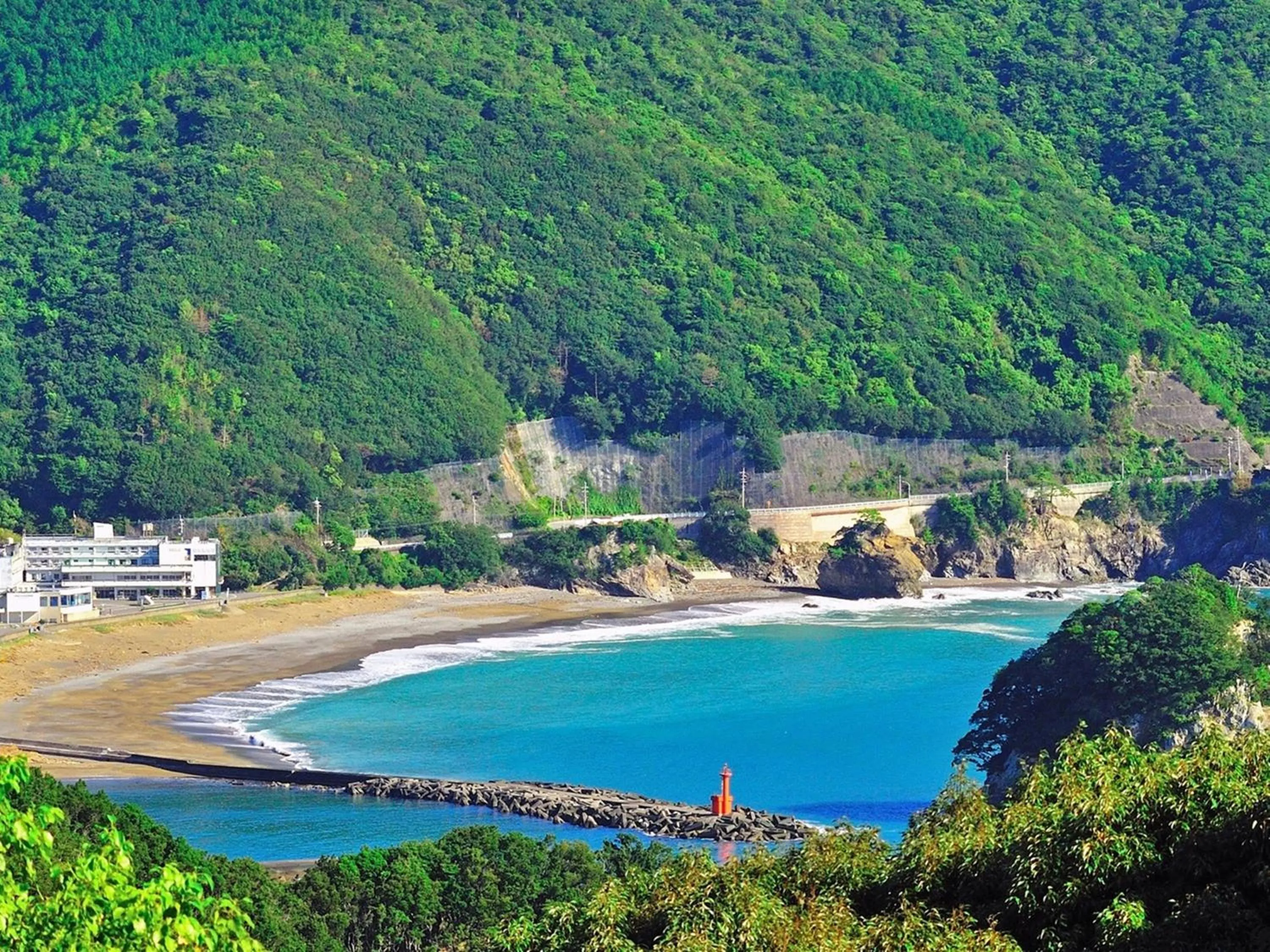 Nearby landmark in momijigawa onsen