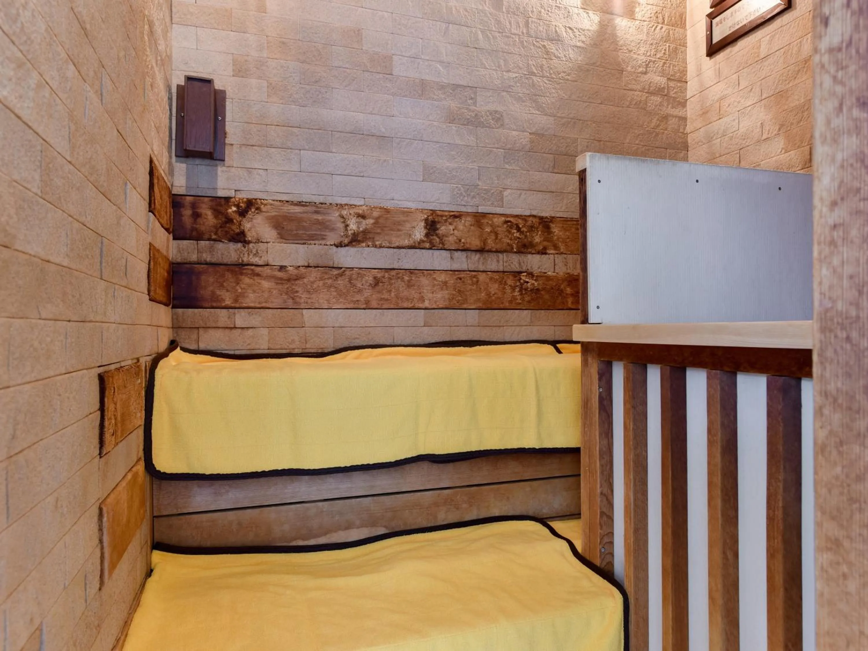 Sauna, Bed in momijigawa onsen