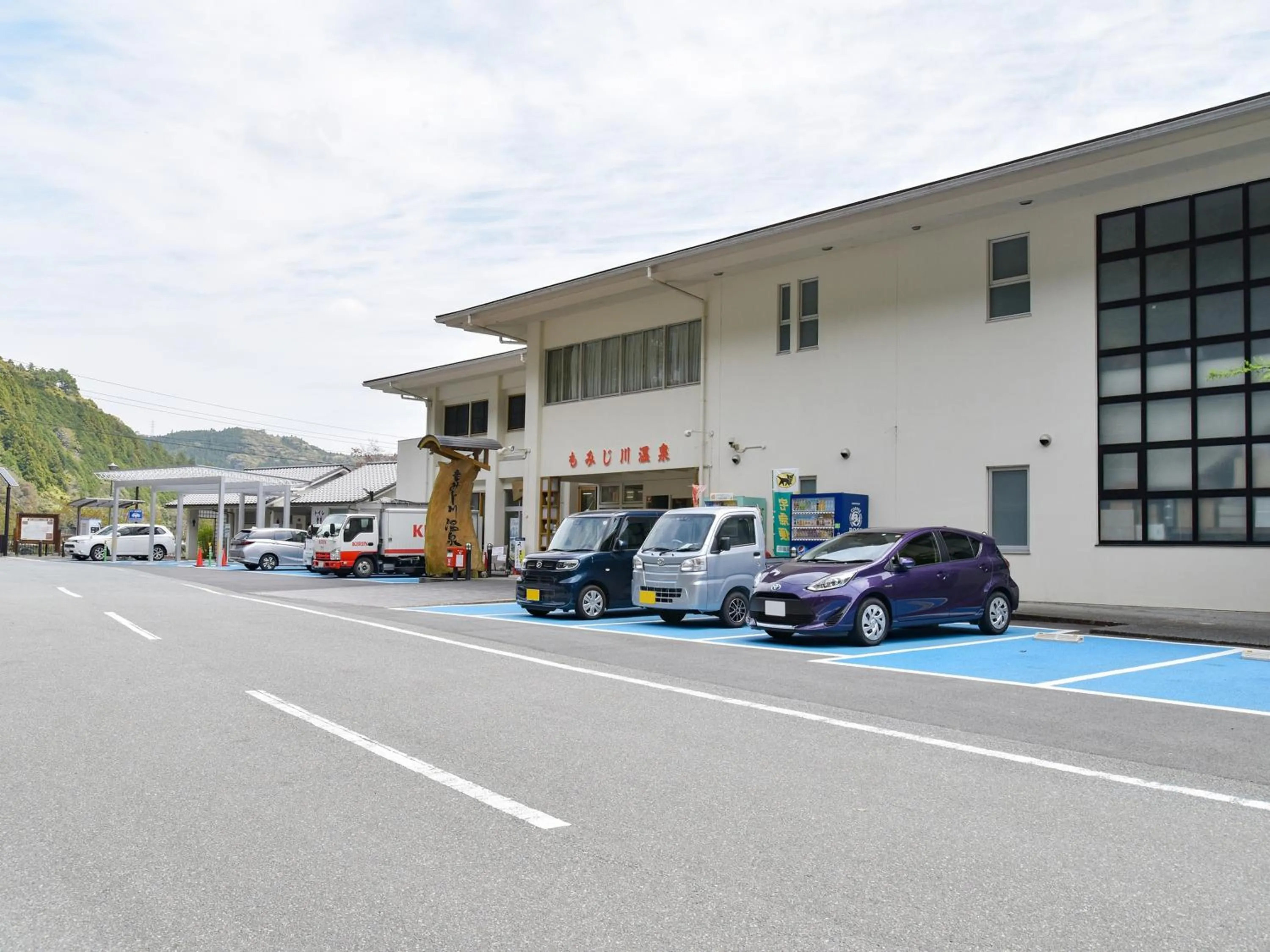 Property building in momijigawa onsen