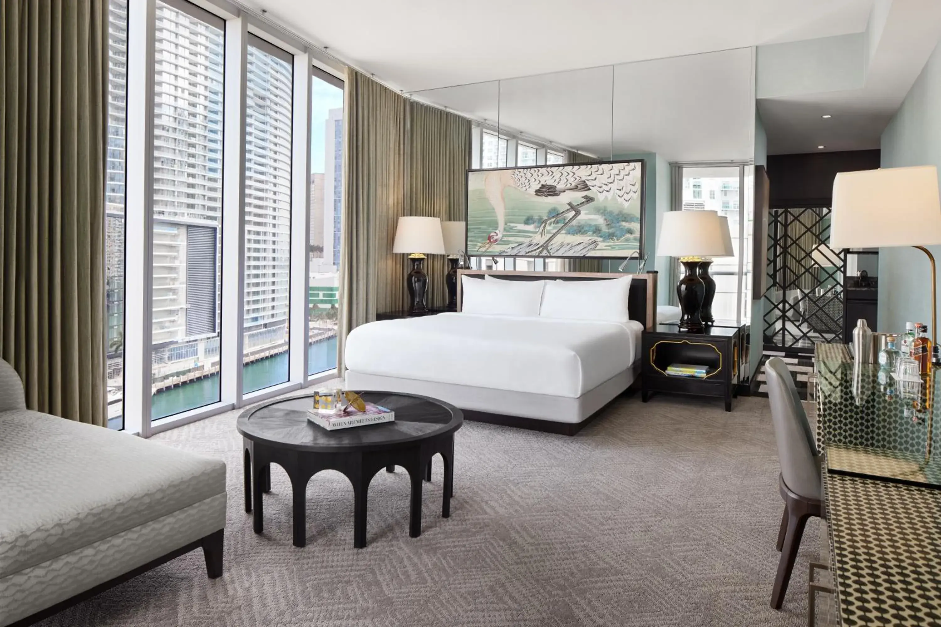 Premier King Studio Suite with Balcony - Corner in W Miami Premier King Studio Suite with Balcony - Corner in W Miami