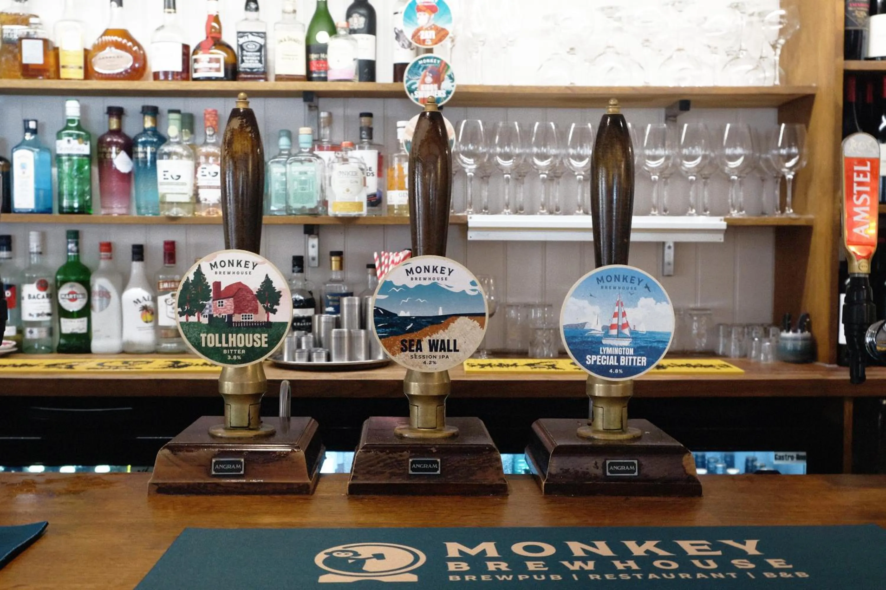 Lounge or bar in Monkey Brewhouse