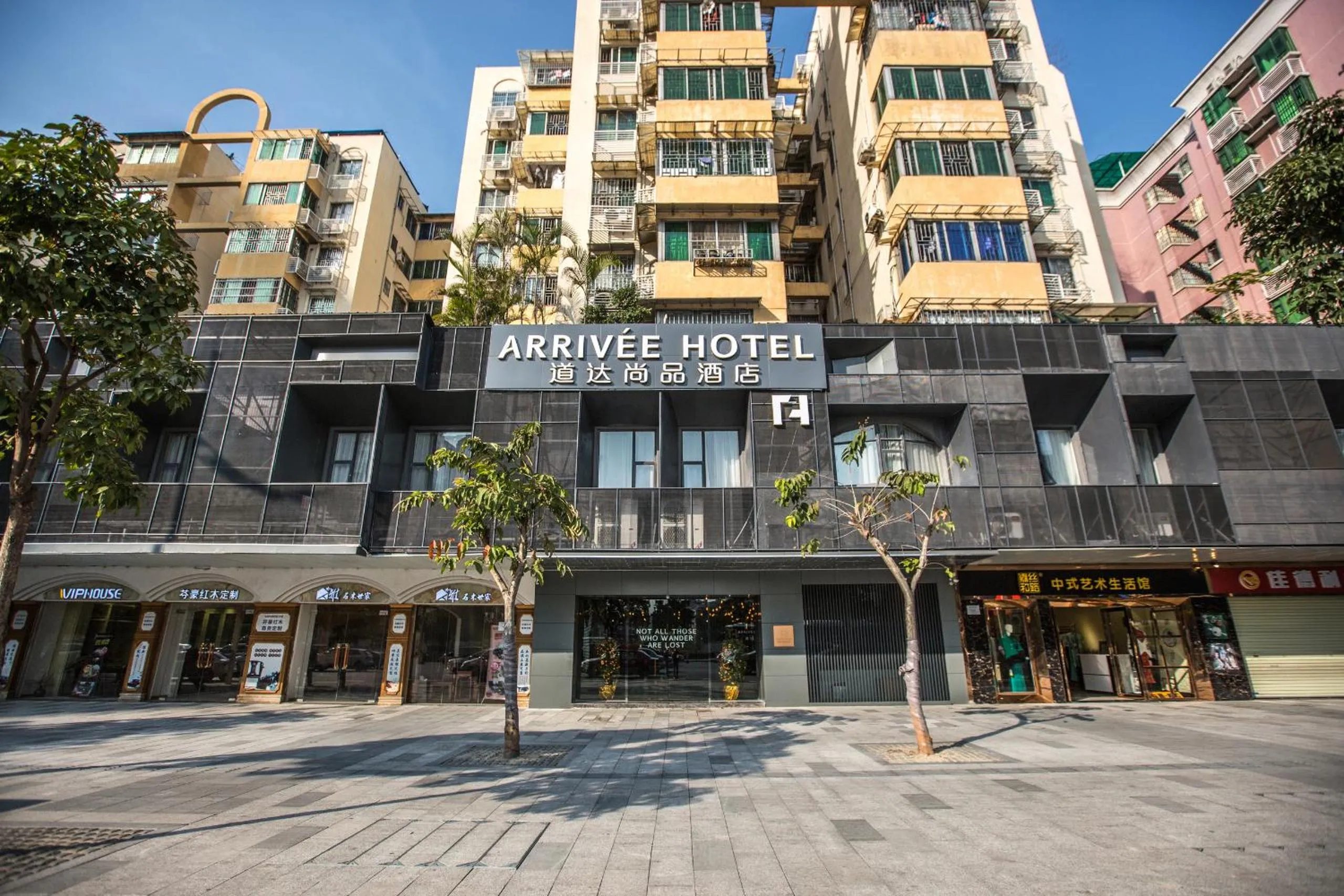 Facade/entrance in Arrivee Hotel