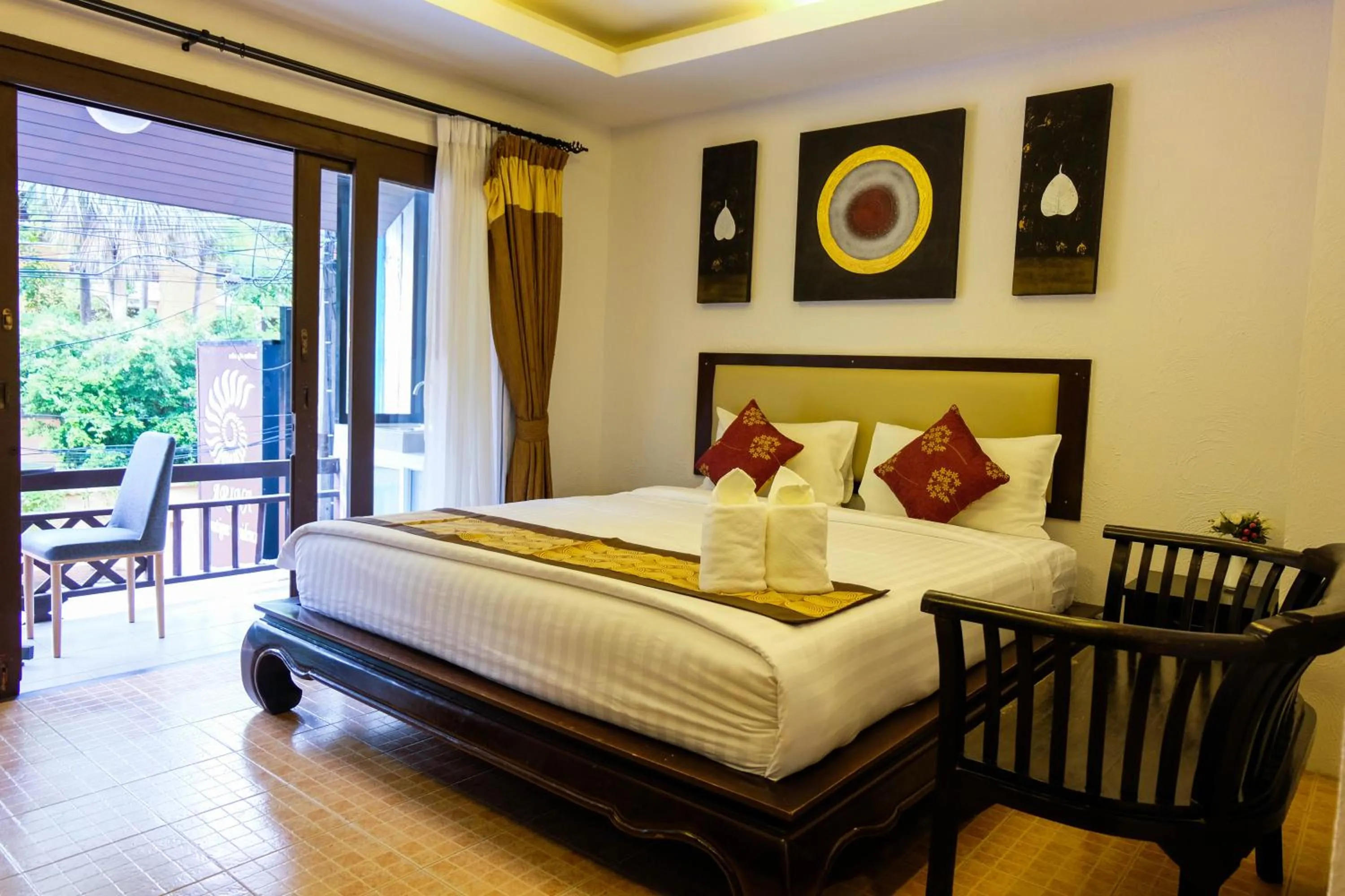 Bed in Arina Boutique Residence