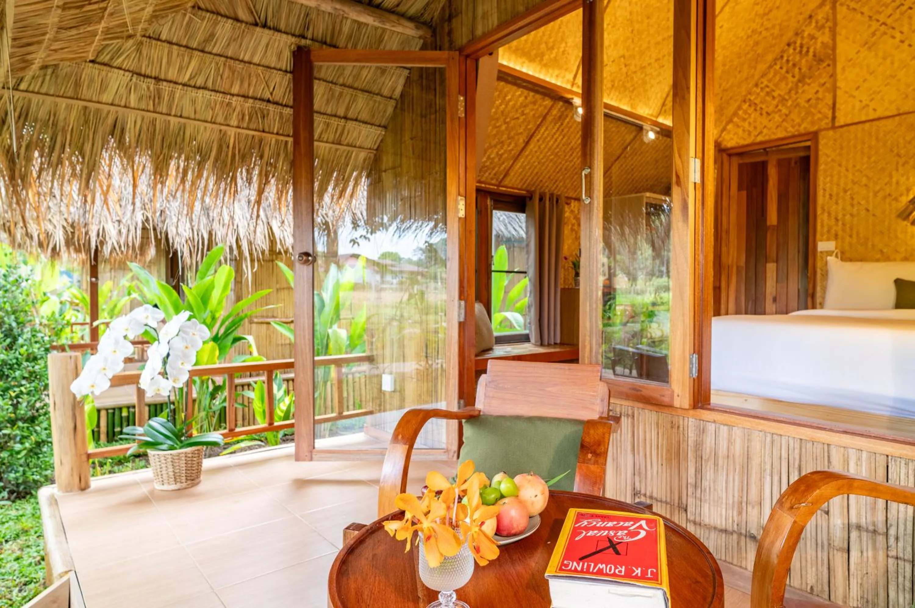 Patio in Pai Village Boutique Resort