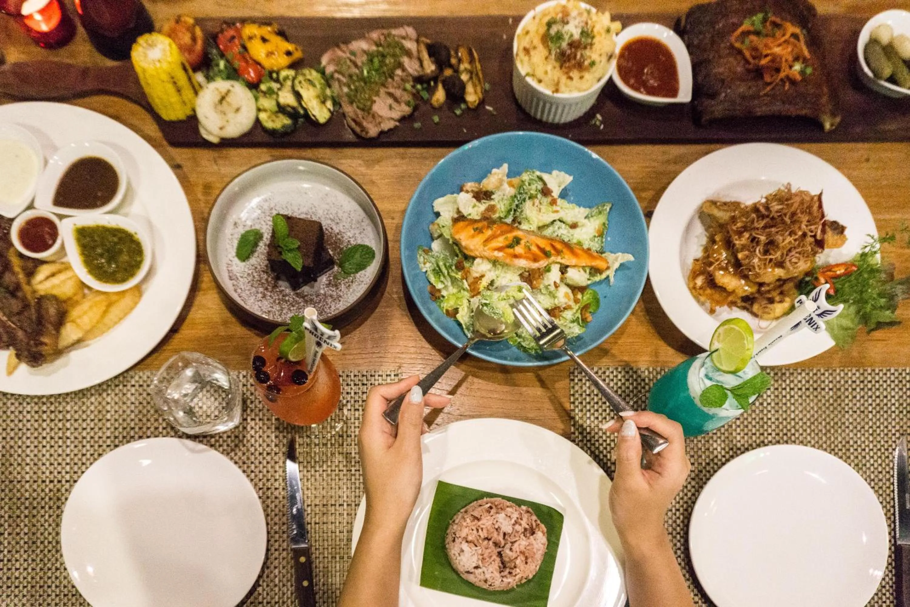 Food and drinks in Pai Village Boutique Resort