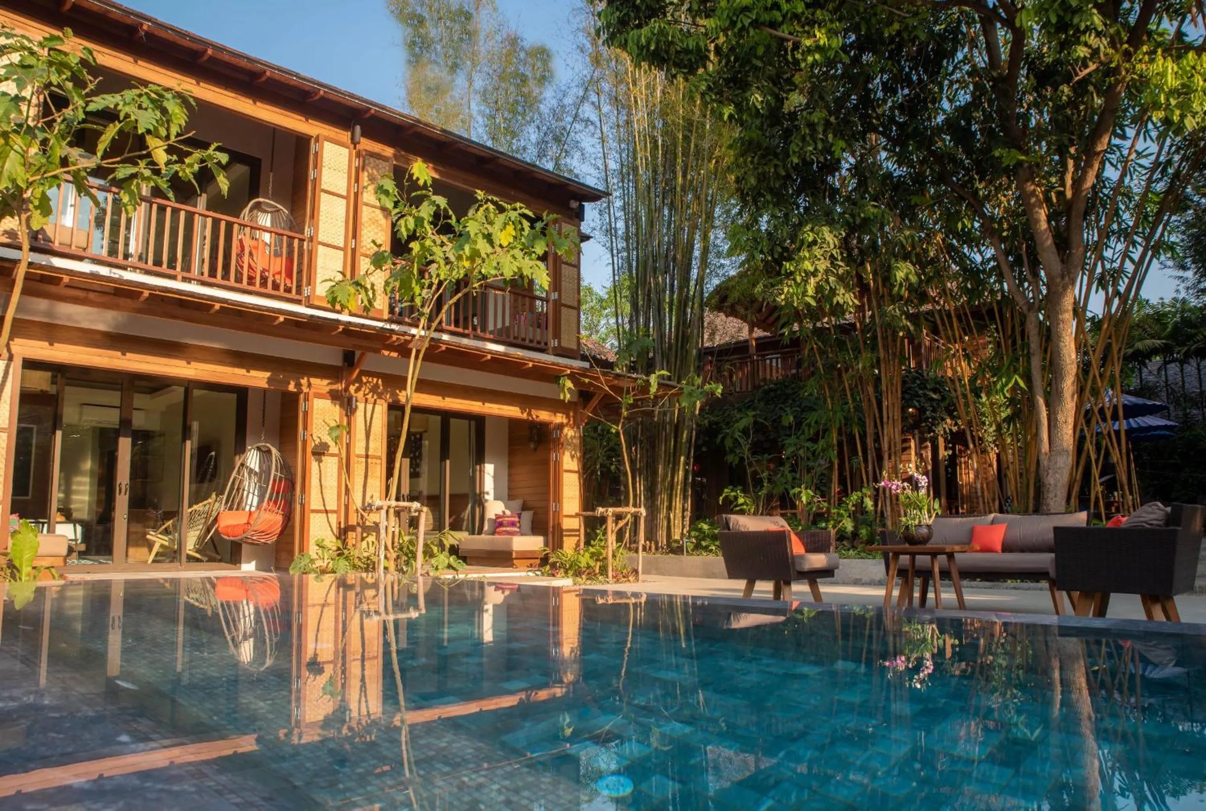 Swimming pool in Pai Village Boutique Resort