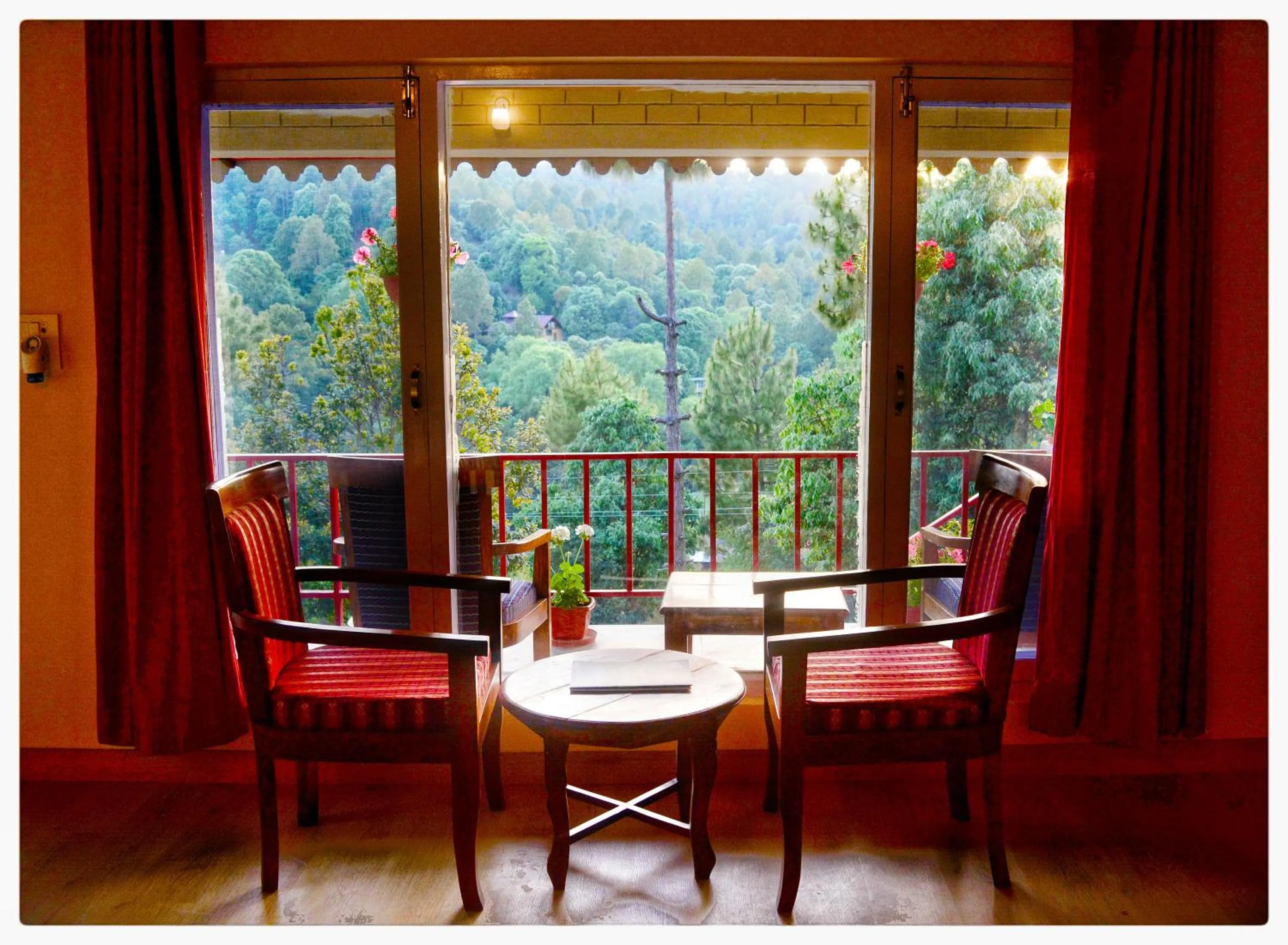 View (from property/room) in Majkhali Woods, Ranikhet, By Himalayan Eco Lodges
