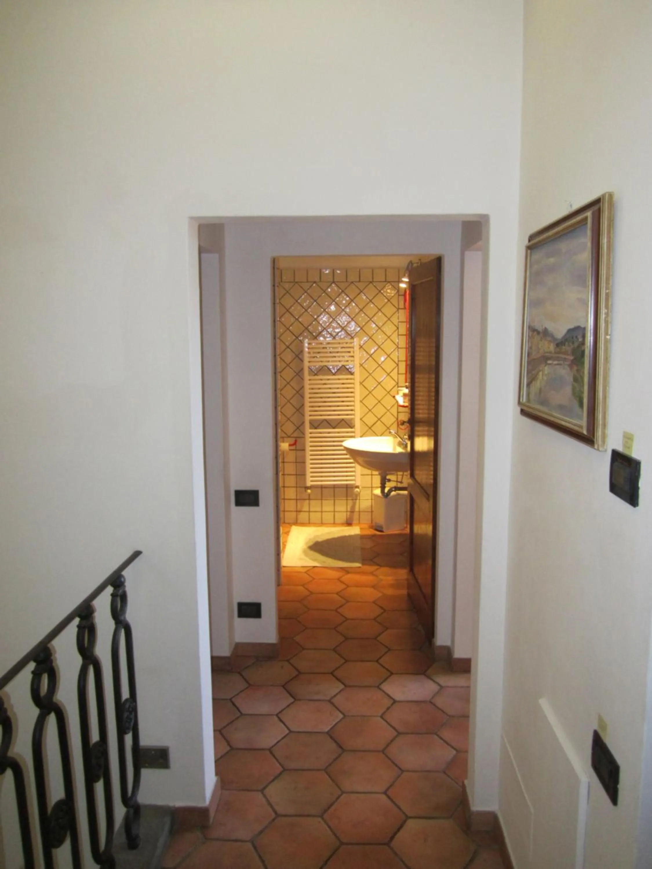 Shower in B&B "La Pieve" - Locanda per Viandanti