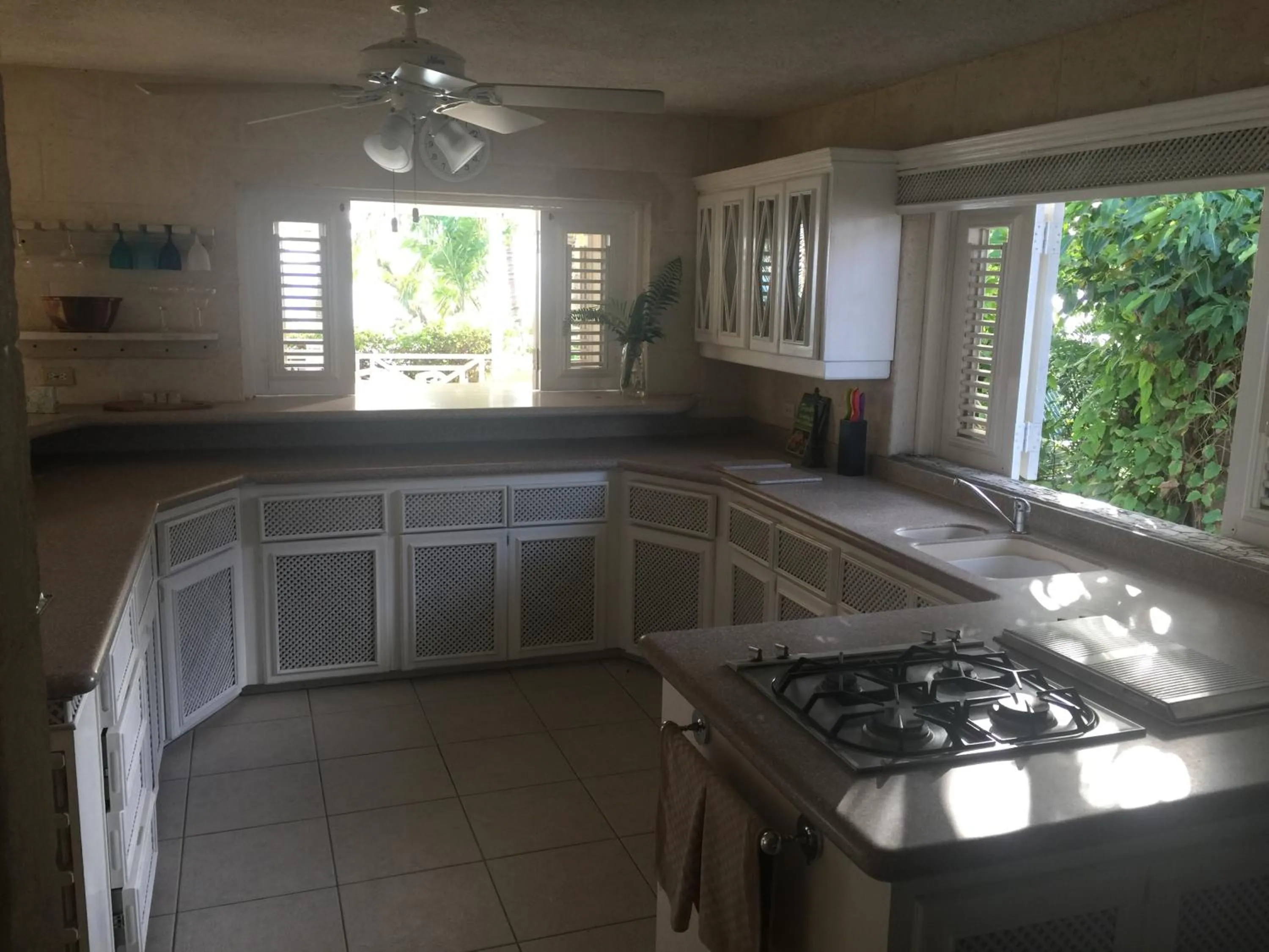 Kitchen or kitchenette in Tantalus Villa