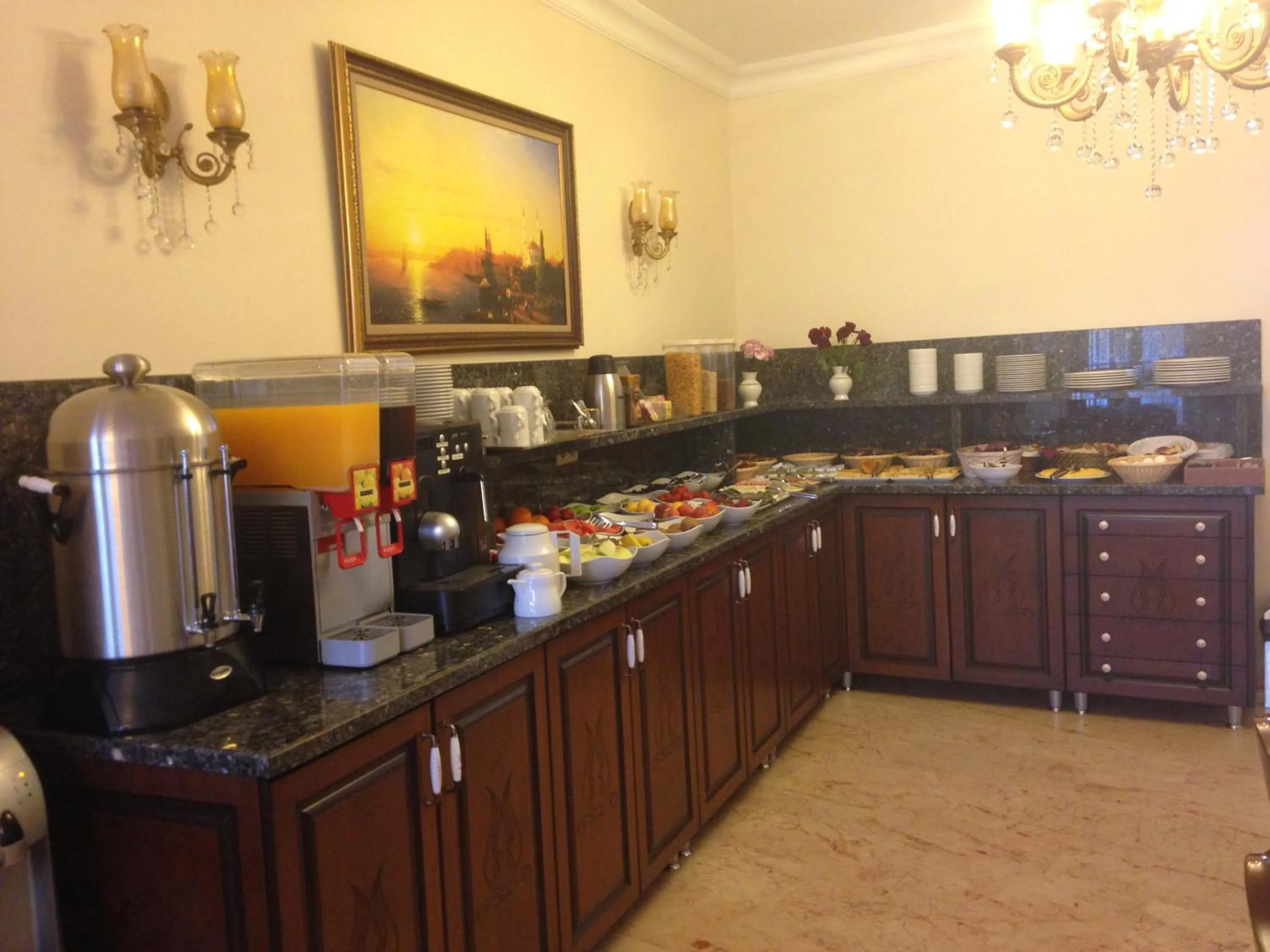 Buffet breakfast in Sultan Palace Hotel