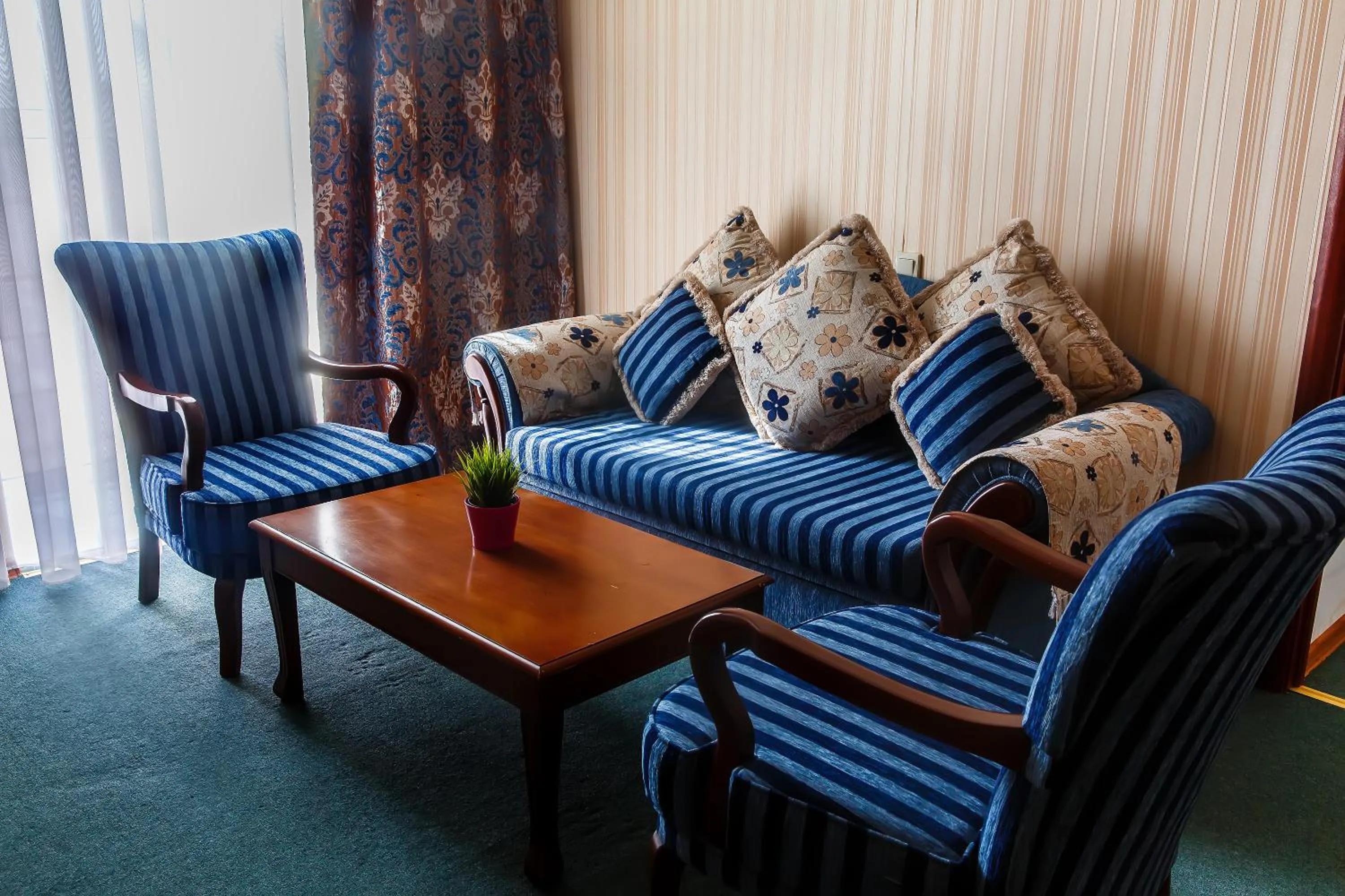 Seating area in Tengri Hotel