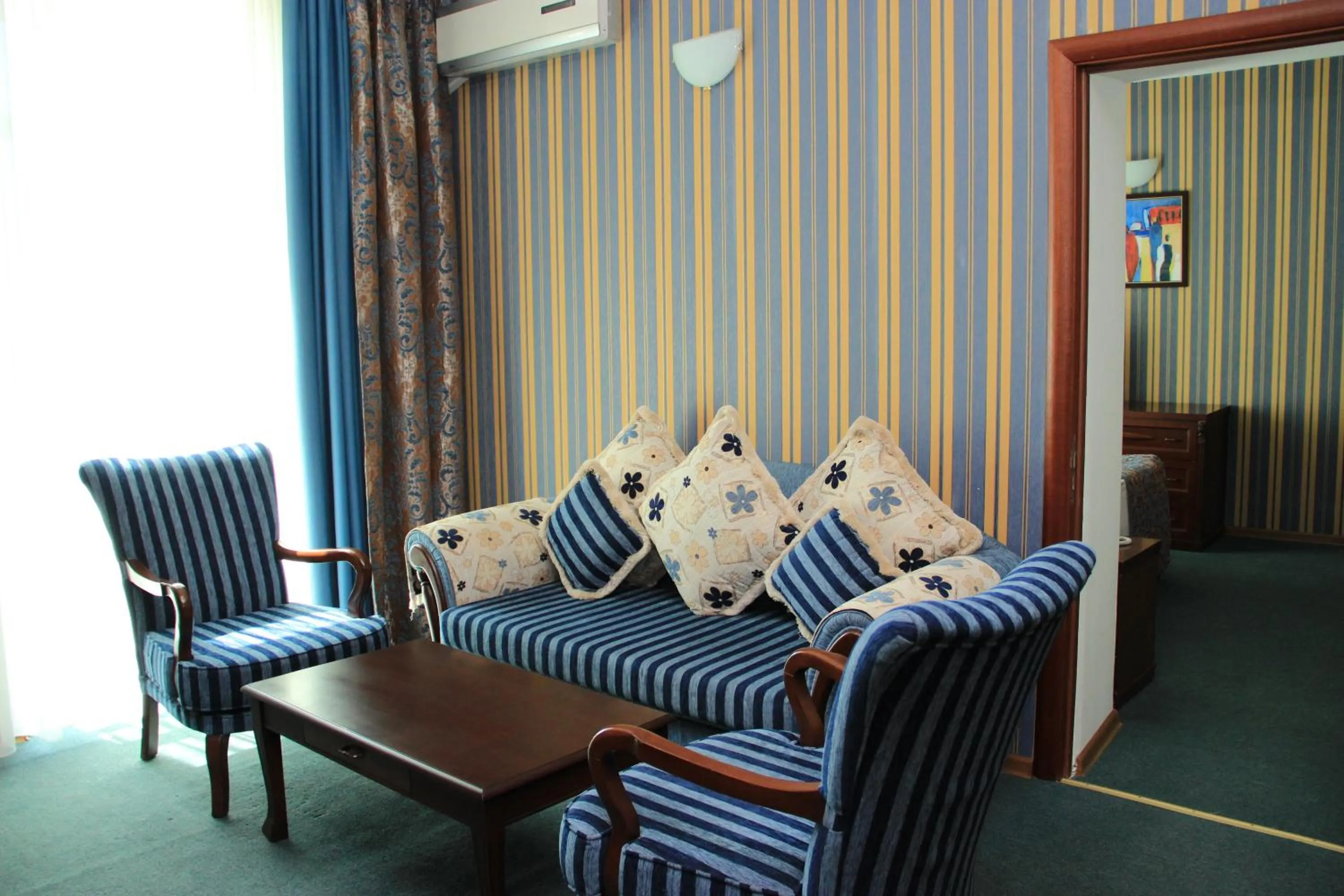 Seating area in Tengri Hotel