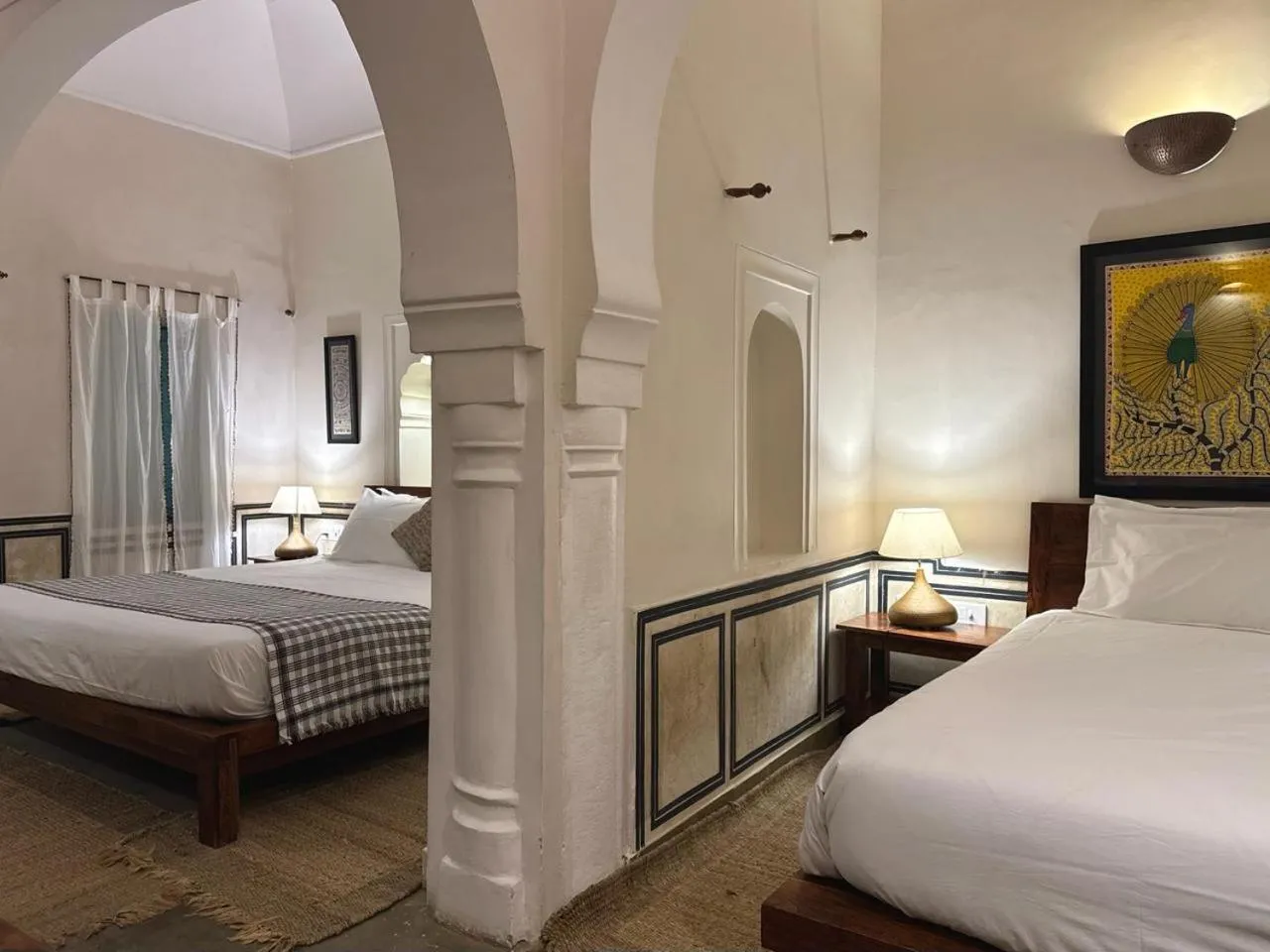 Bed in Mandawa Kothi