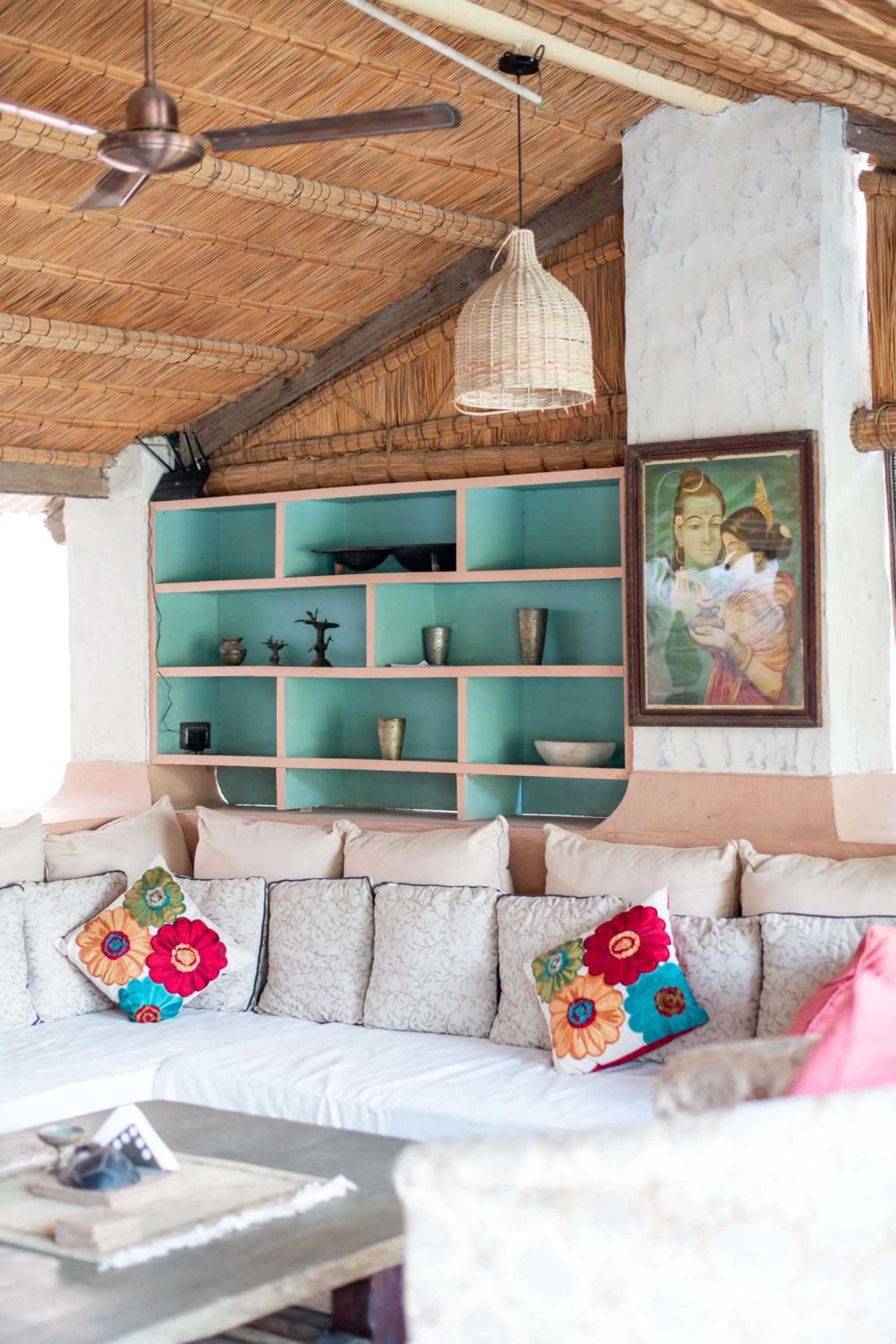 Seating area in Mandawa Kothi