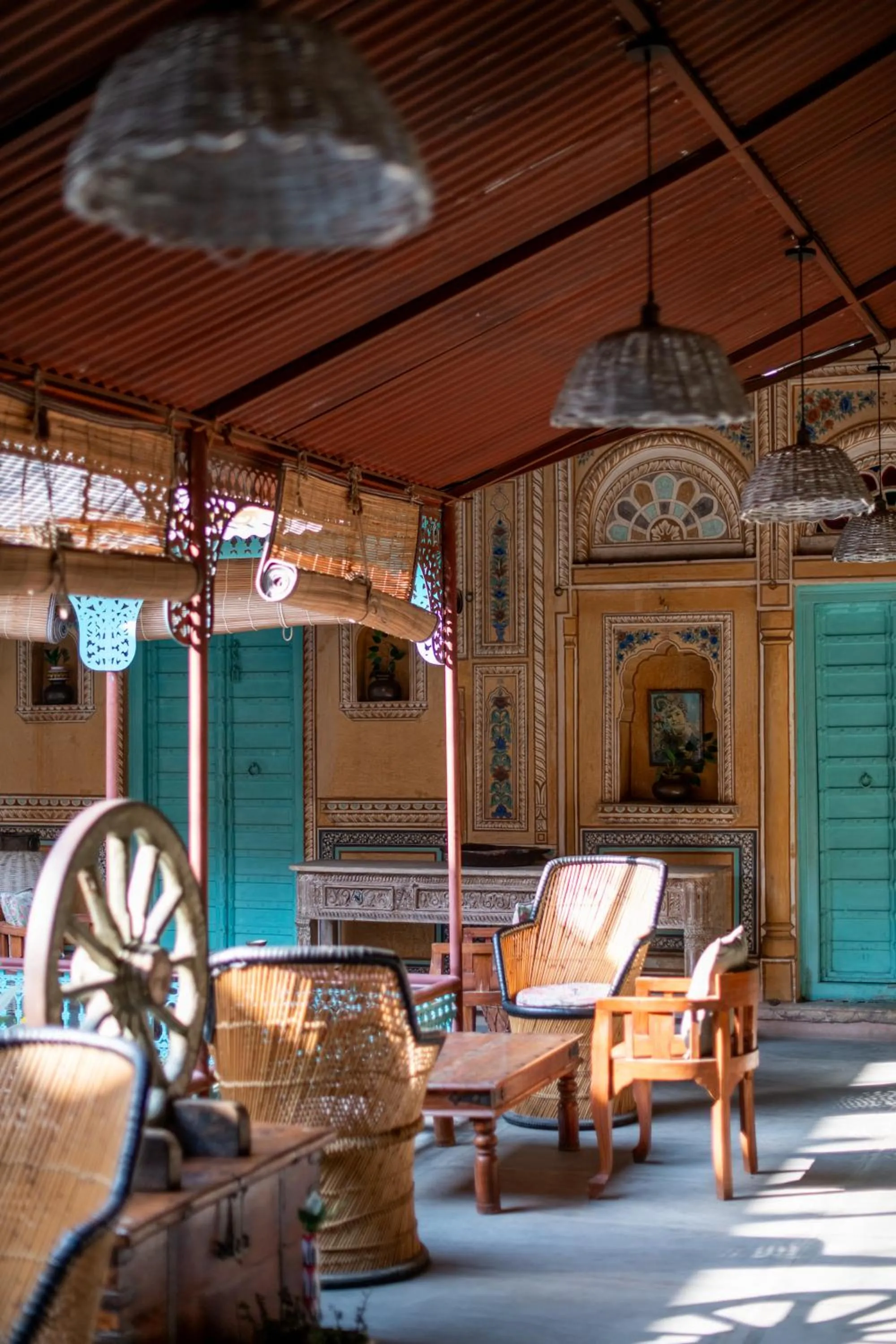 Seating area in Mandawa Kothi