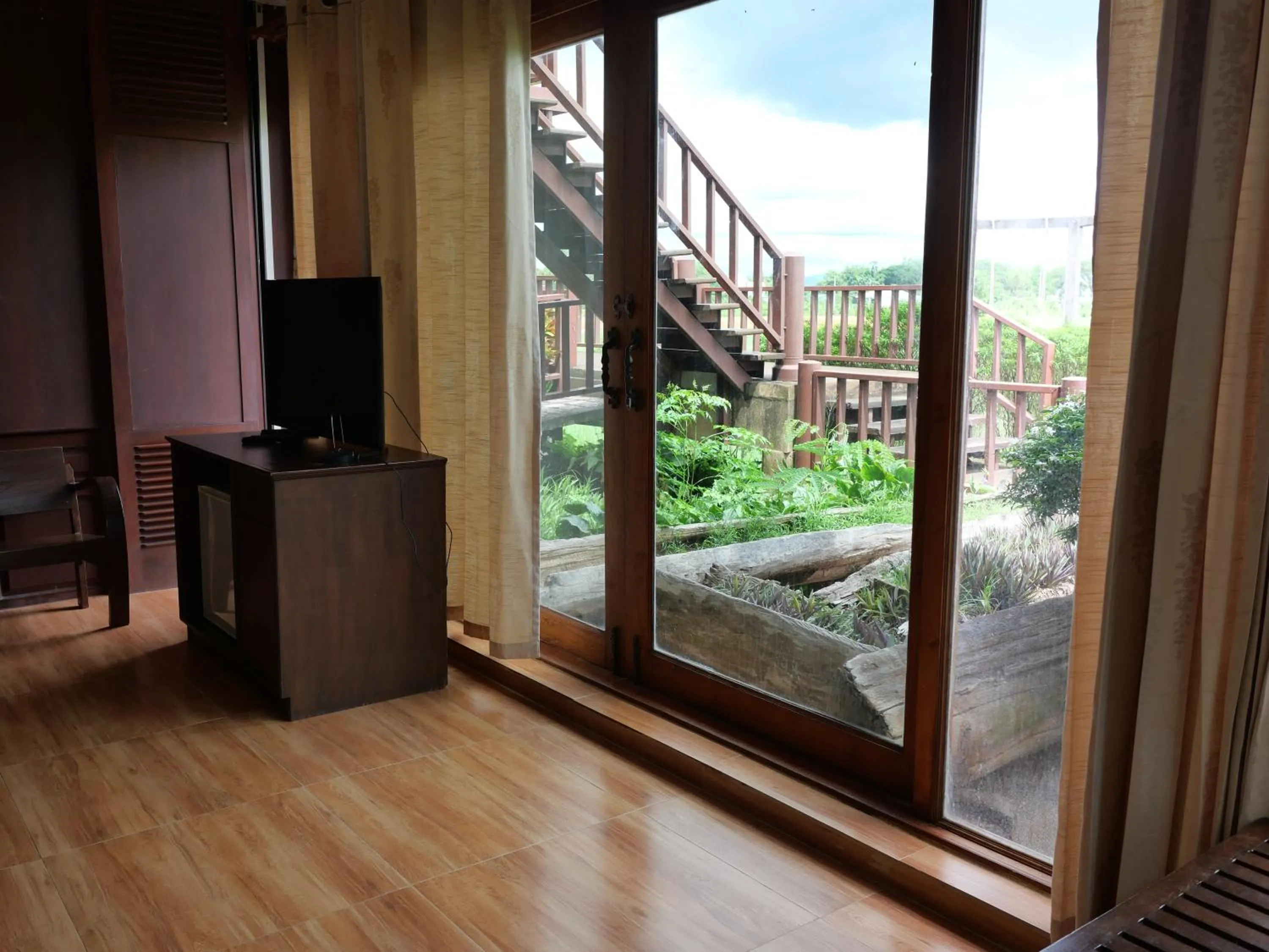 Garden view in Sasidara Resort Nan