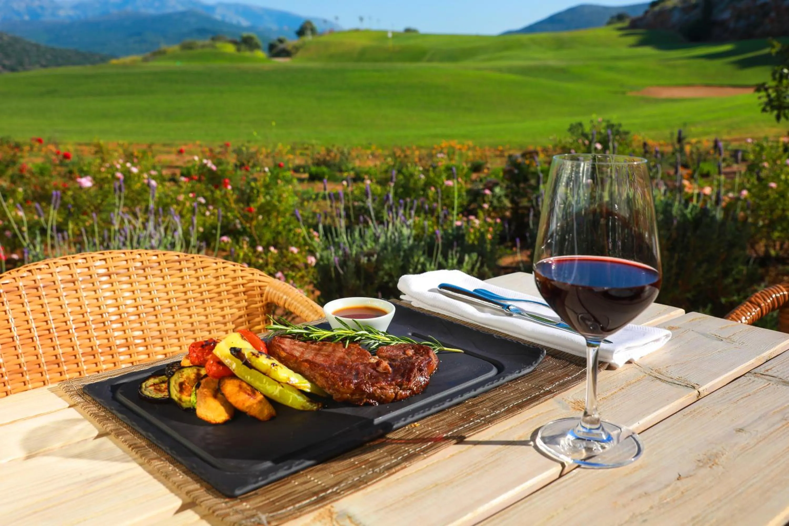 Food close-up in Crete Golf Club Hotel