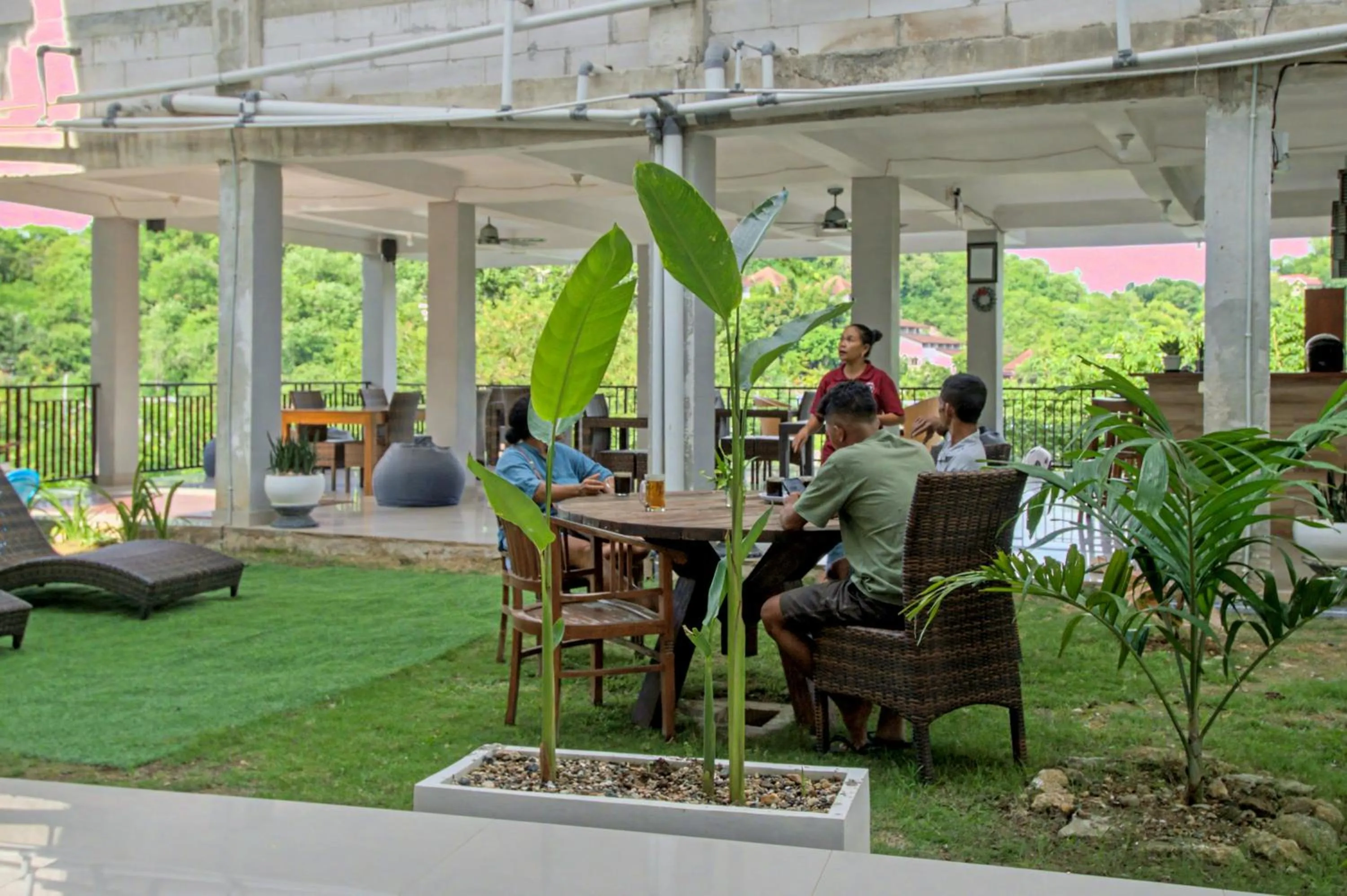 Garden in Hotel Bonne Nuit