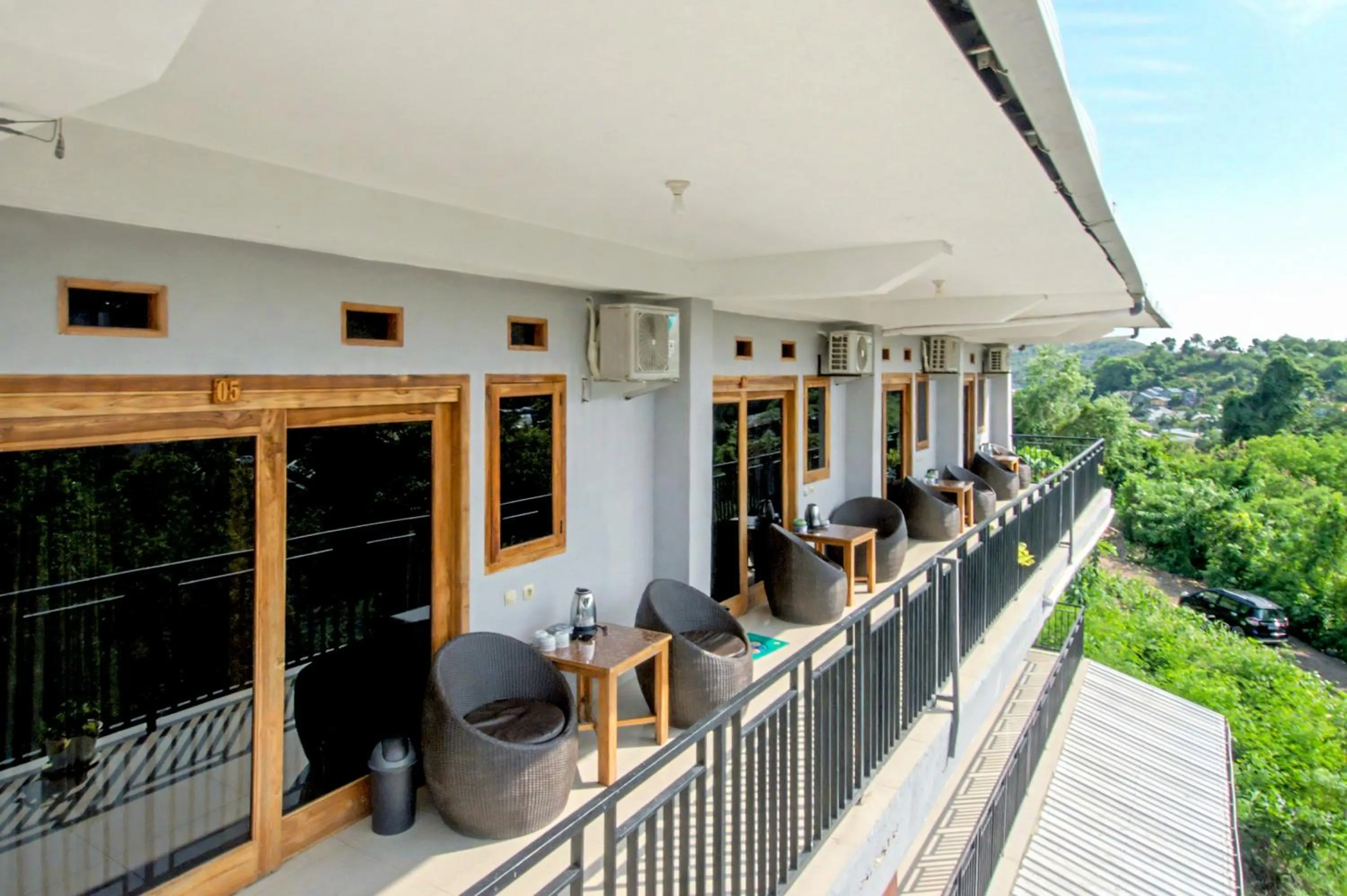 Balcony/Terrace in Hotel Bonne Nuit