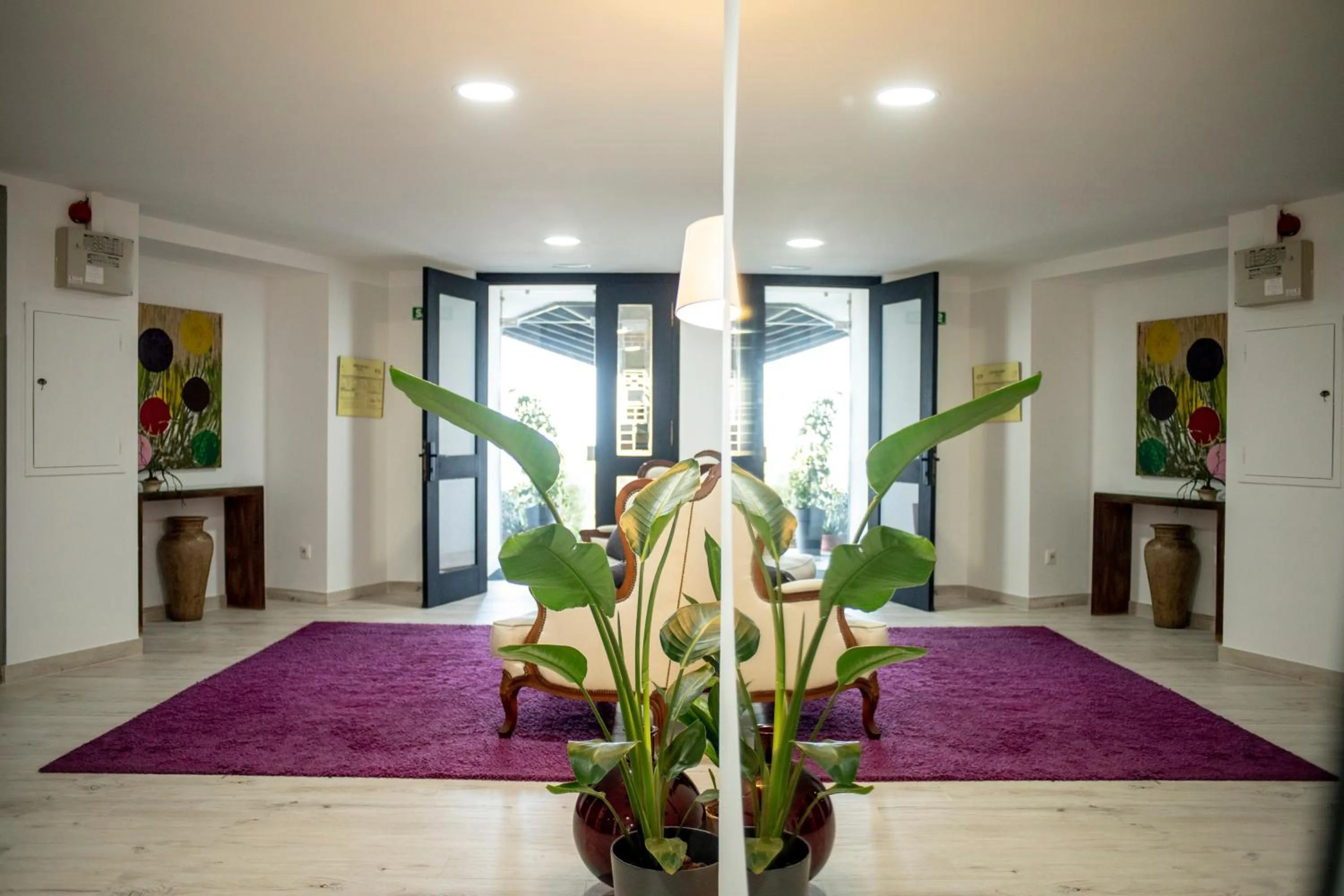 Lobby or reception in Hotel Montañés