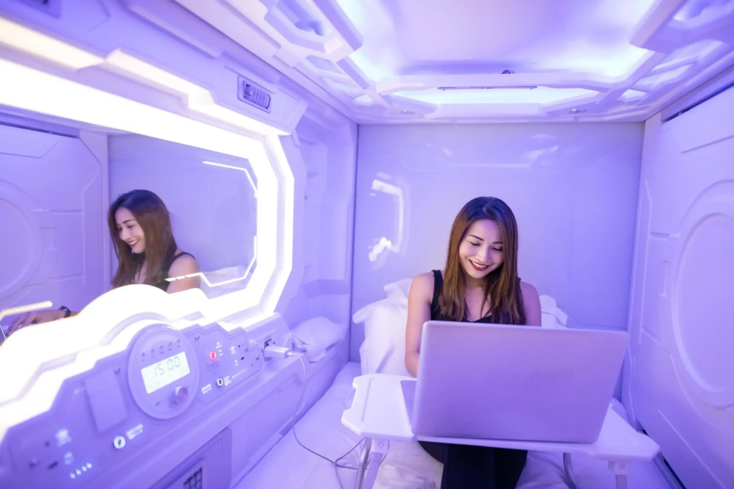 Female Single Capsule Shared Bathroom in Space Hotel @ Chinatown Kuala Lumpur Female Single Capsule Shared Bathroom in Space Hotel @ Chinatown Kuala Lumpur