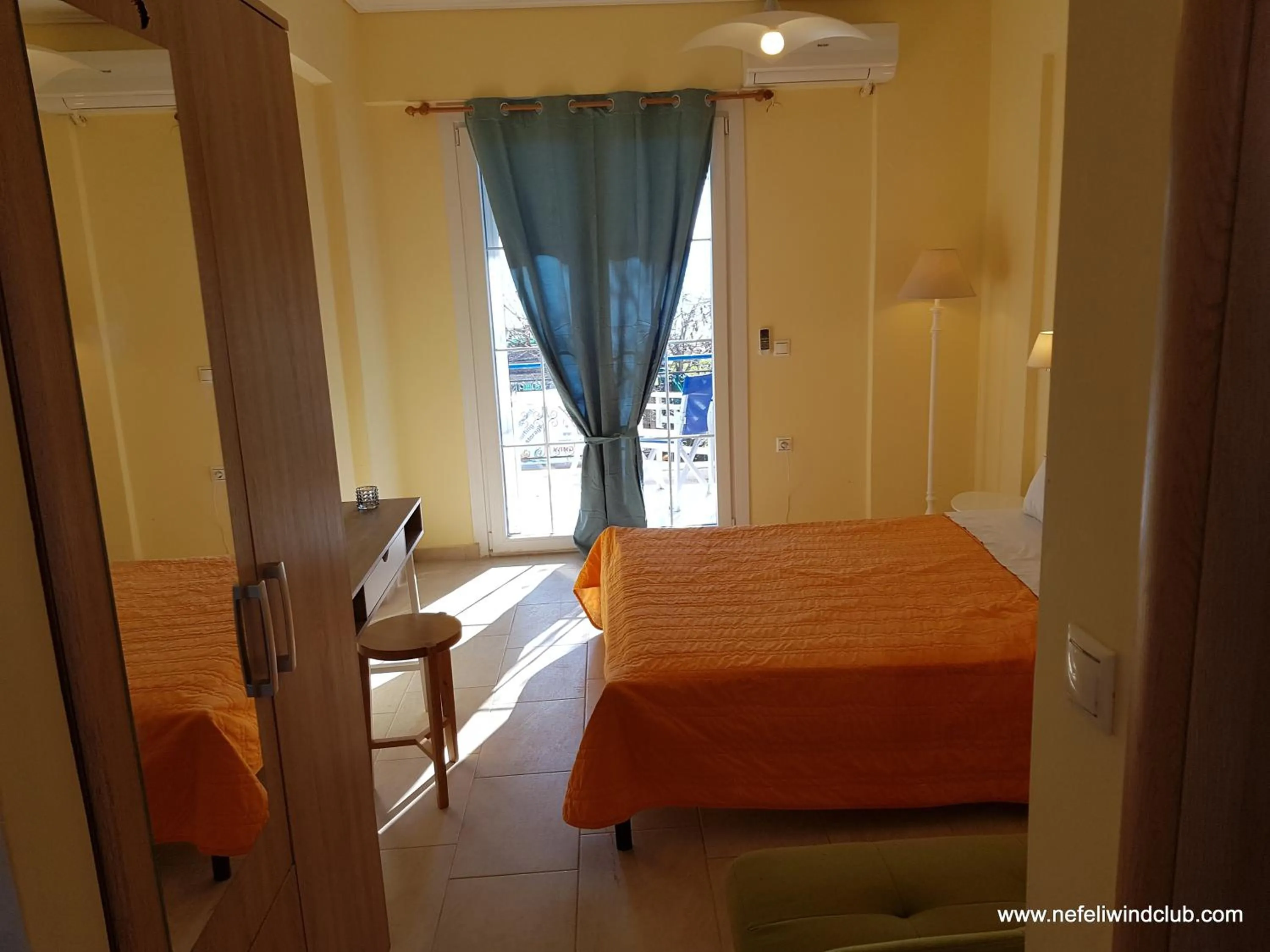 Bed in Nefeli Wind Club