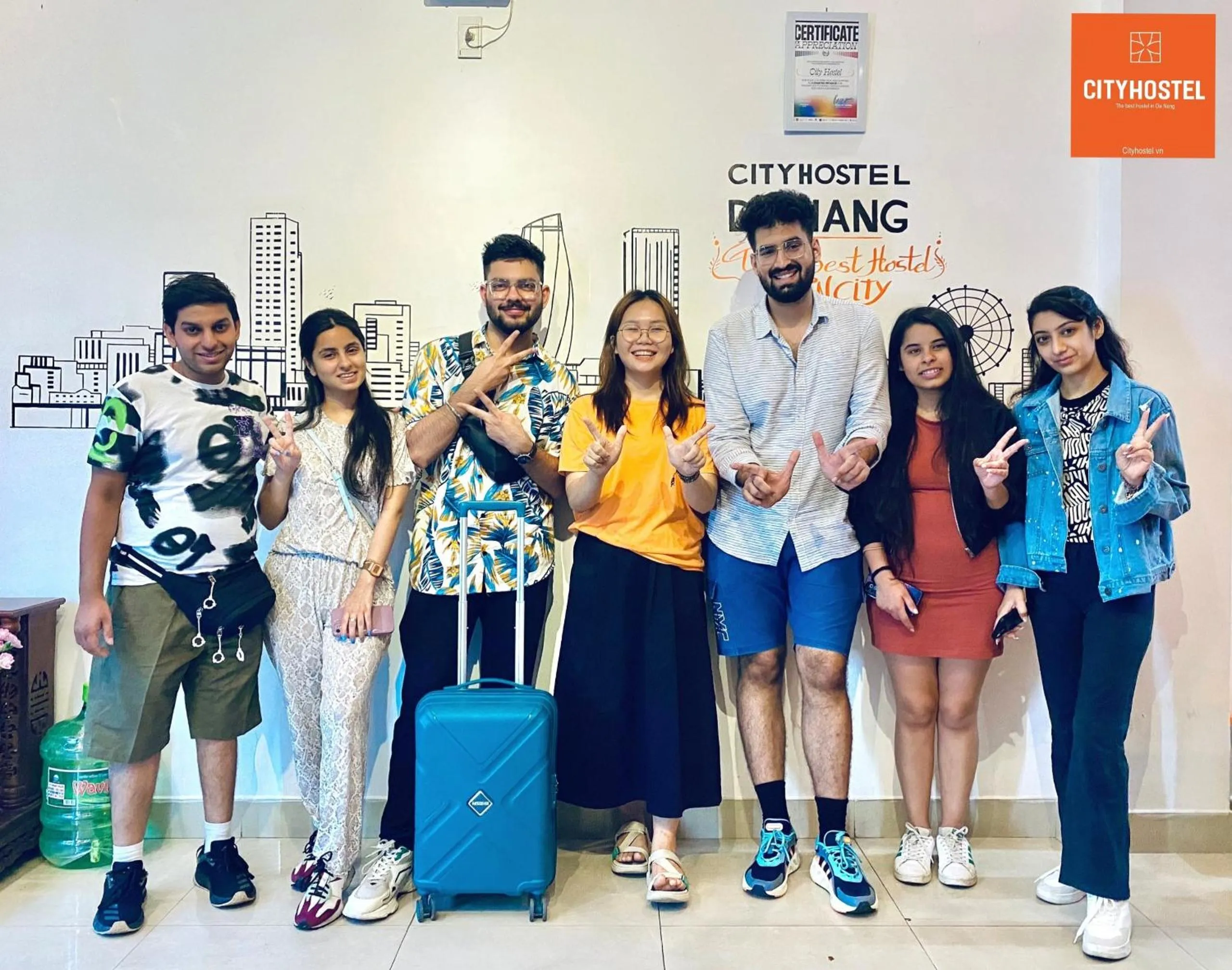 Property building in City Hostel Da Nang