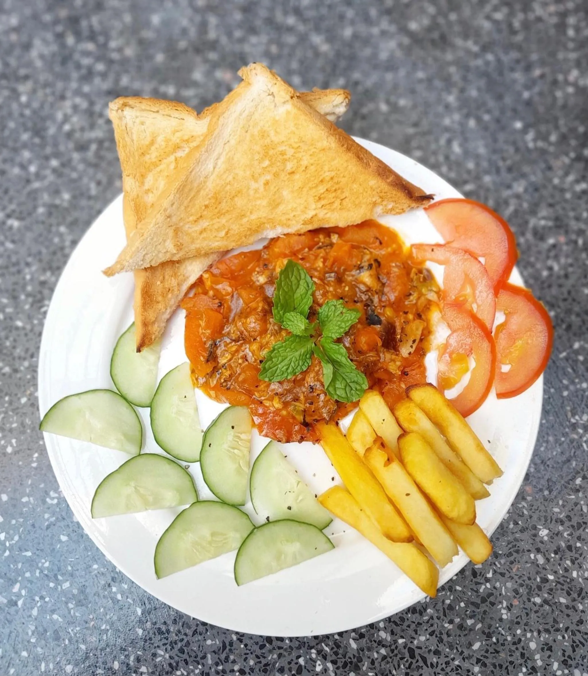 Breakfast in City Hostel Da Nang