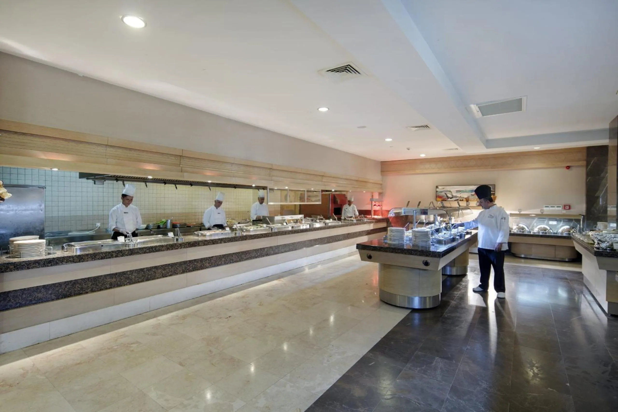 Buffet breakfast in Alba Queen Hotel - Ultra All Inclusive