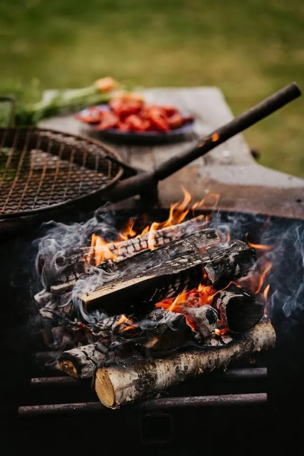 BBQ facilities in Ödevata Gårdshotell
