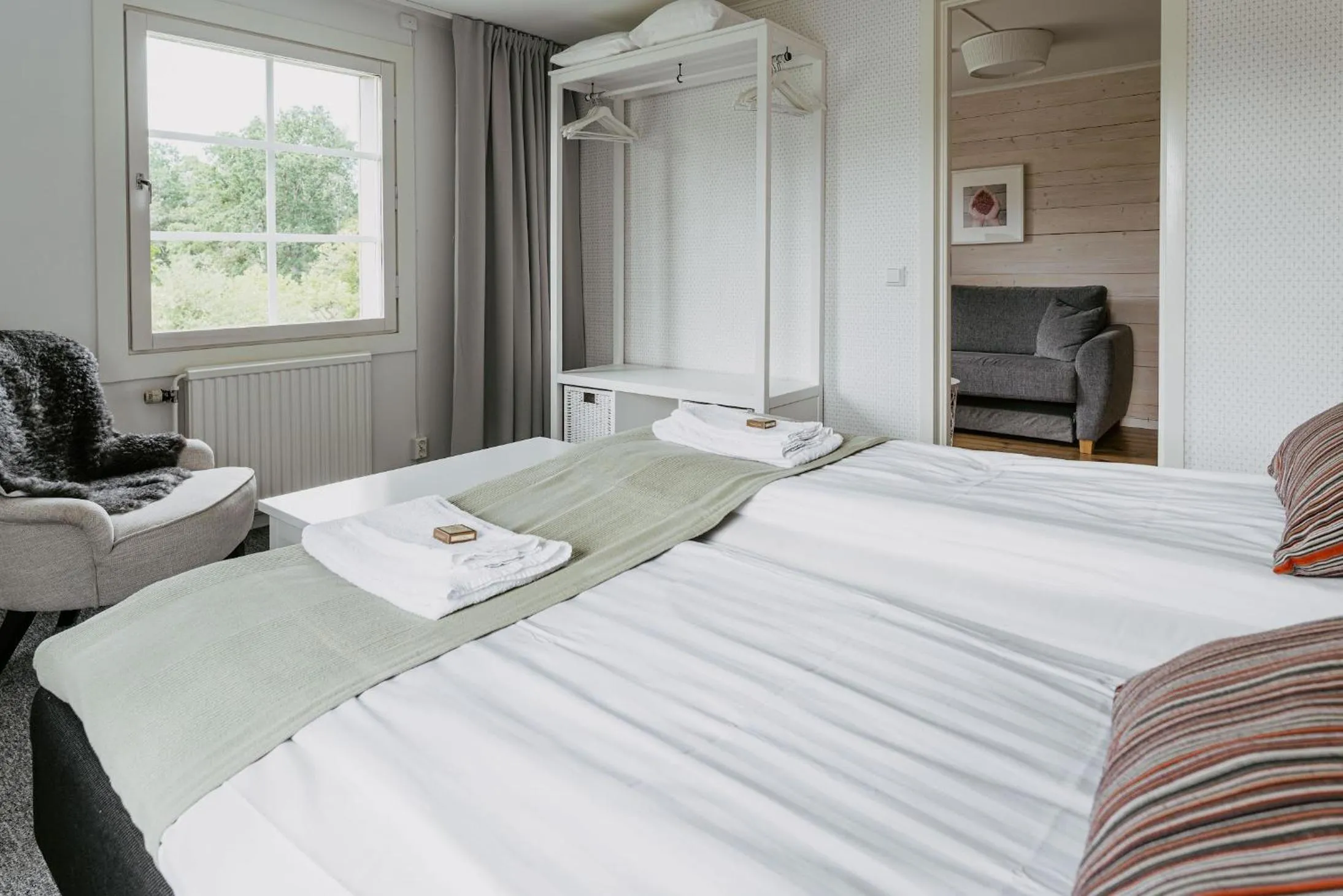 Photo of the whole room, Bed in Ödevata Gårdshotell