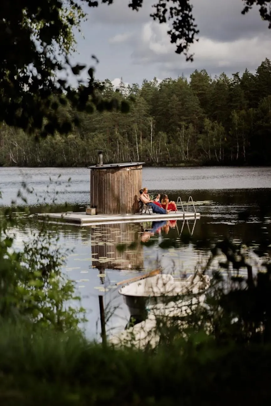 Sauna in Ödevata Gårdshotell