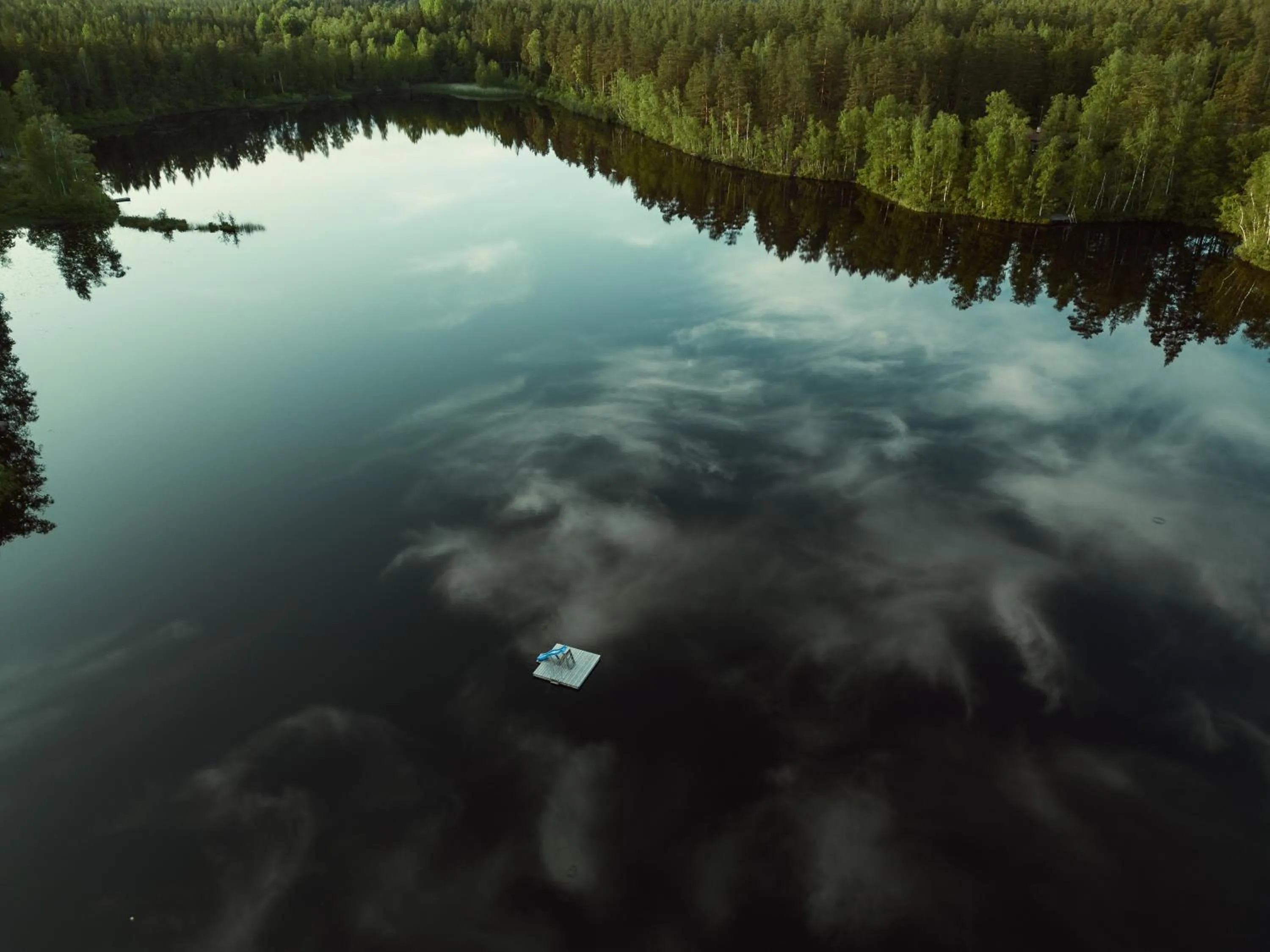 Bird's eye view in Ödevata Gårdshotell
