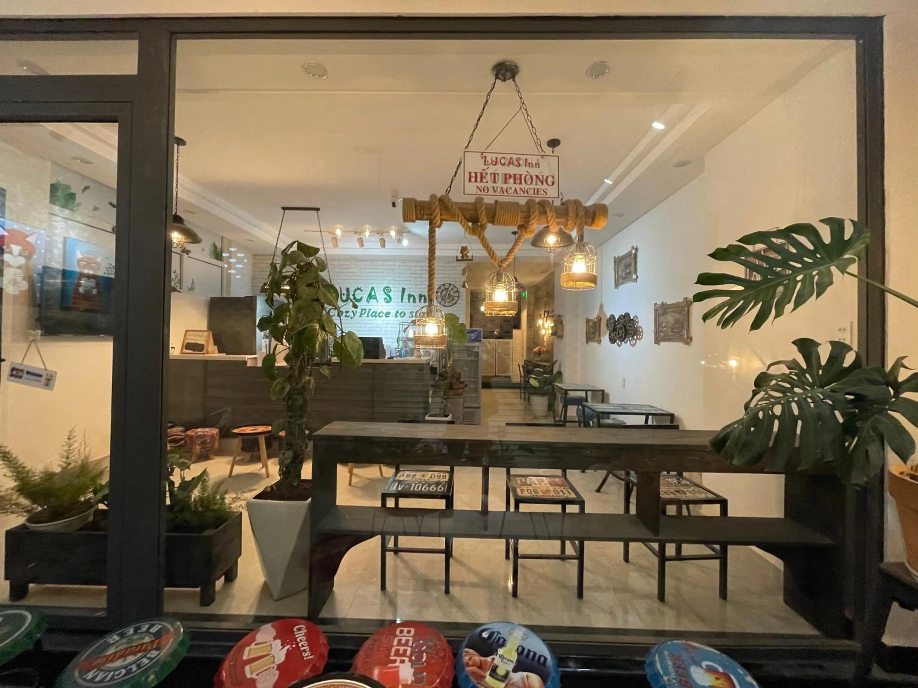 Lobby or reception in Lucas Inn