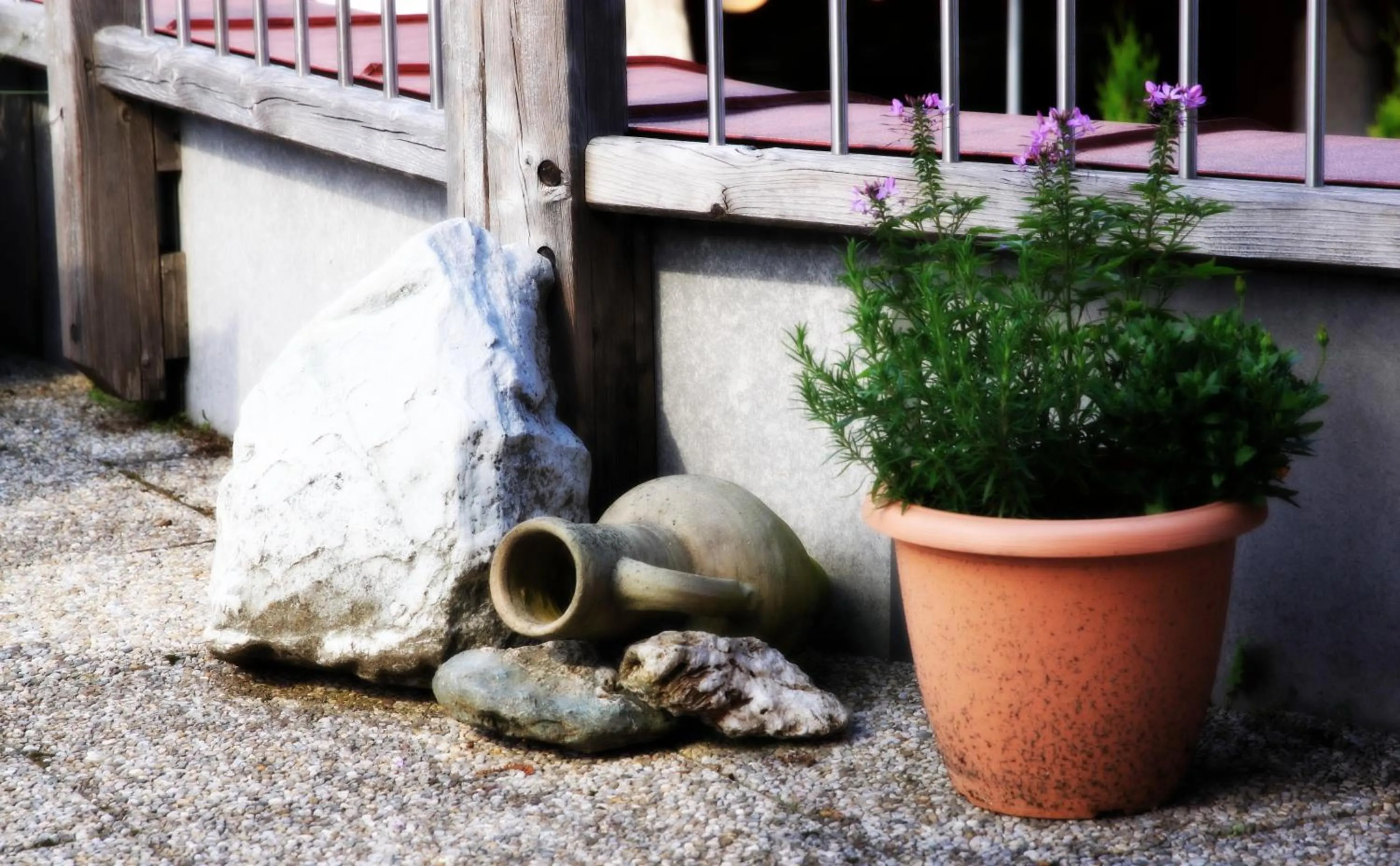 Balcony/Terrace in Bio-Pension Bliem