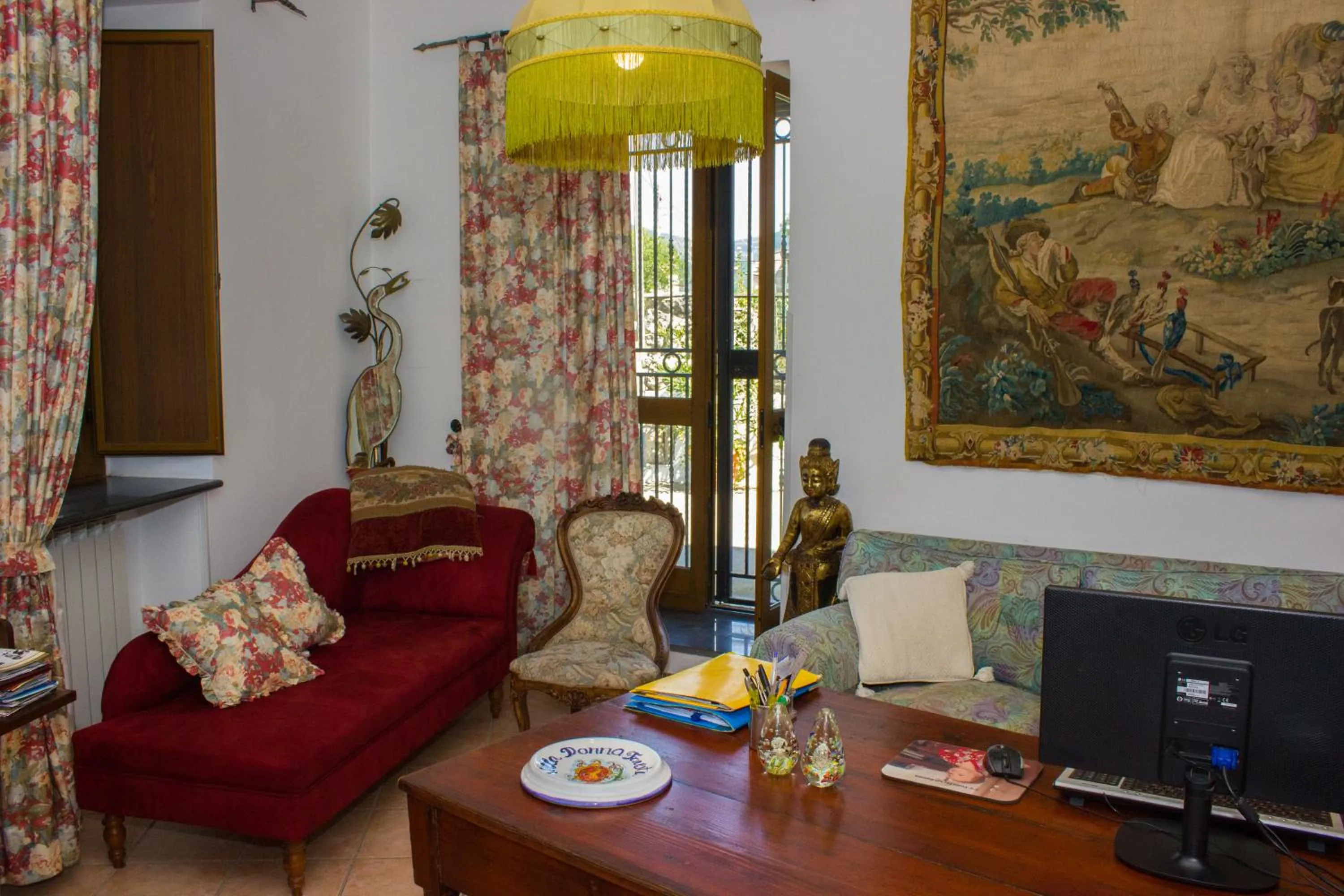 Lobby or reception in Villa Donna Fausta