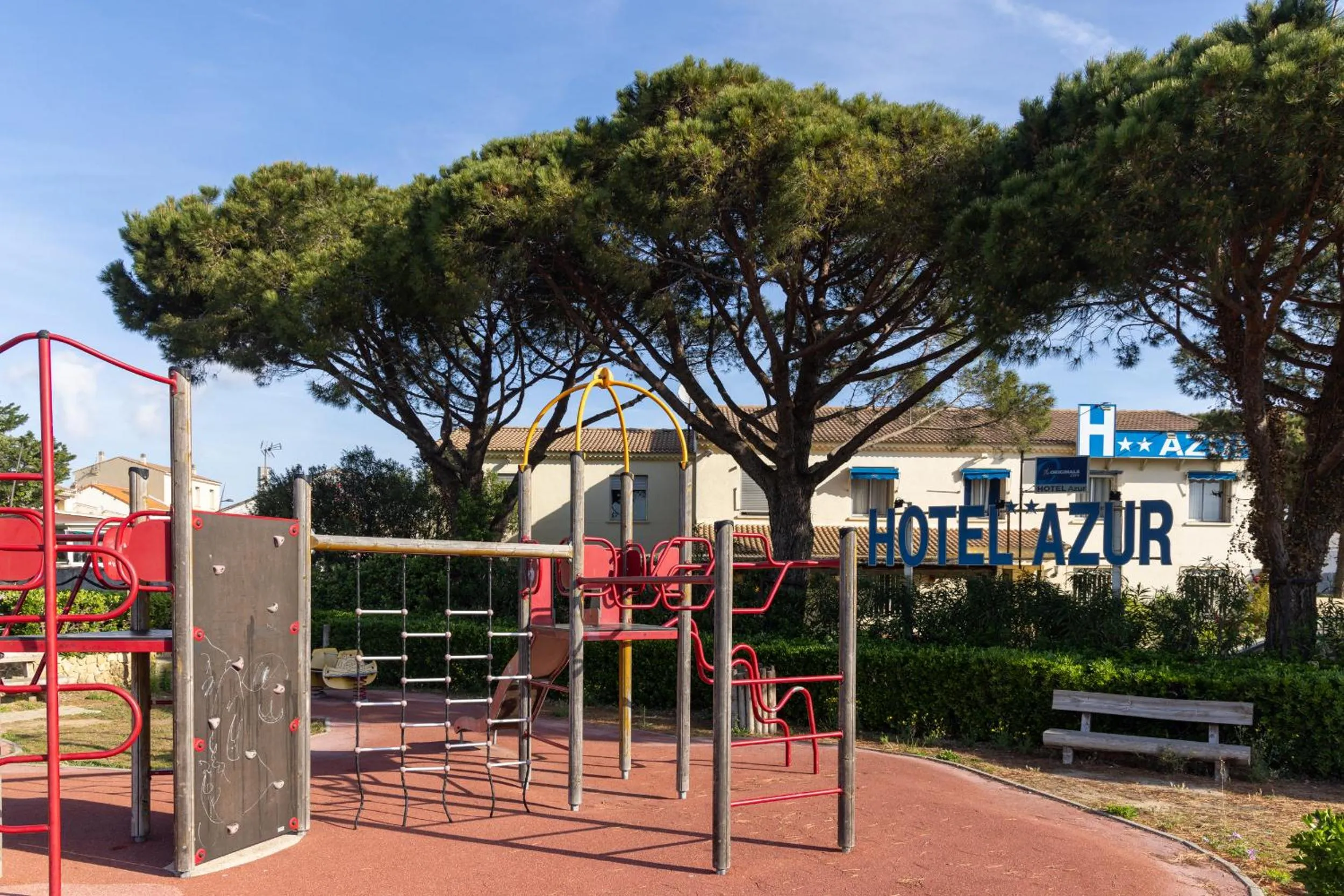 Children play ground in The Originals City, Hôtel Azur, Fos-sur-Mer