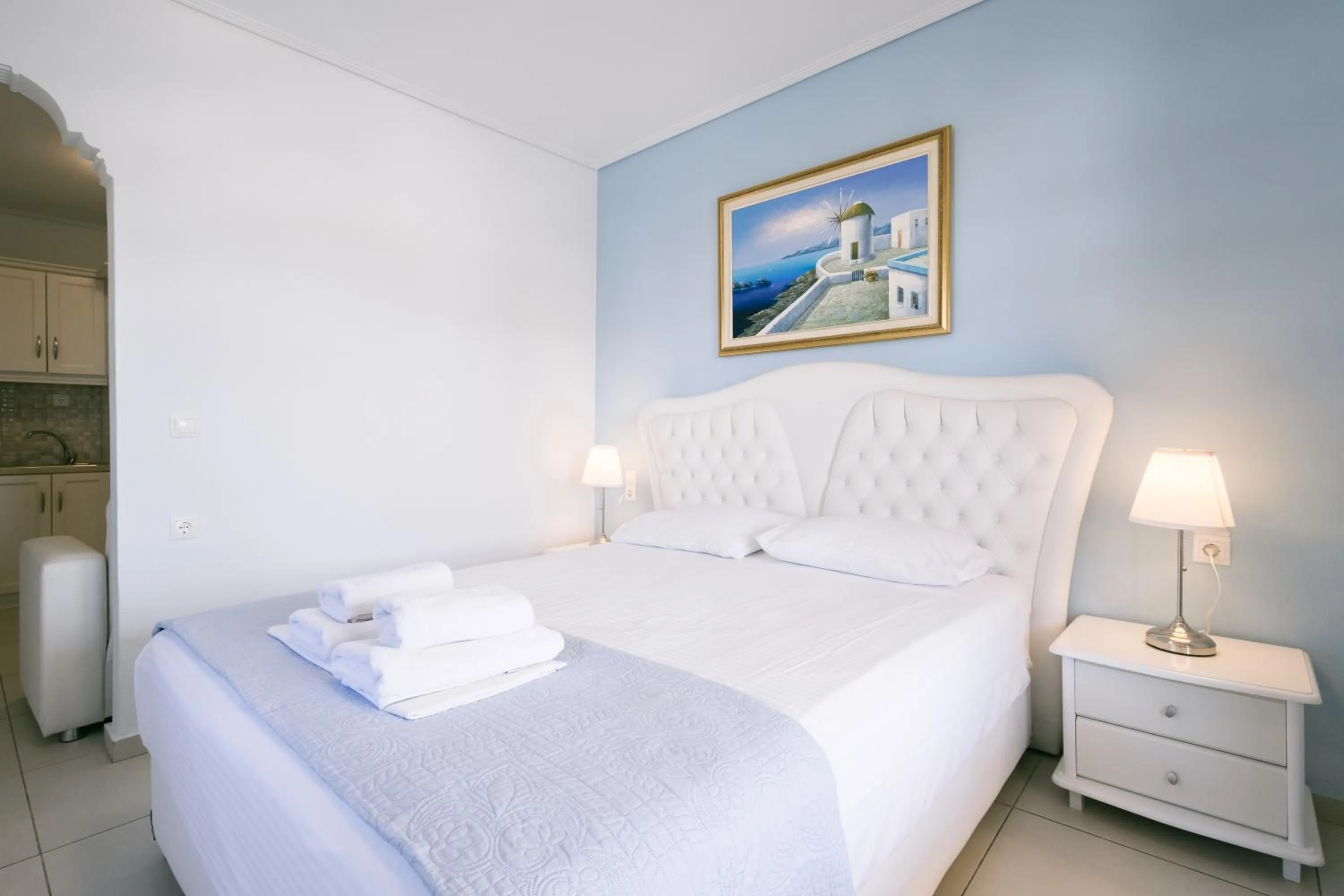 Property building, Bed in Anna Maria - Vanessa Apartments