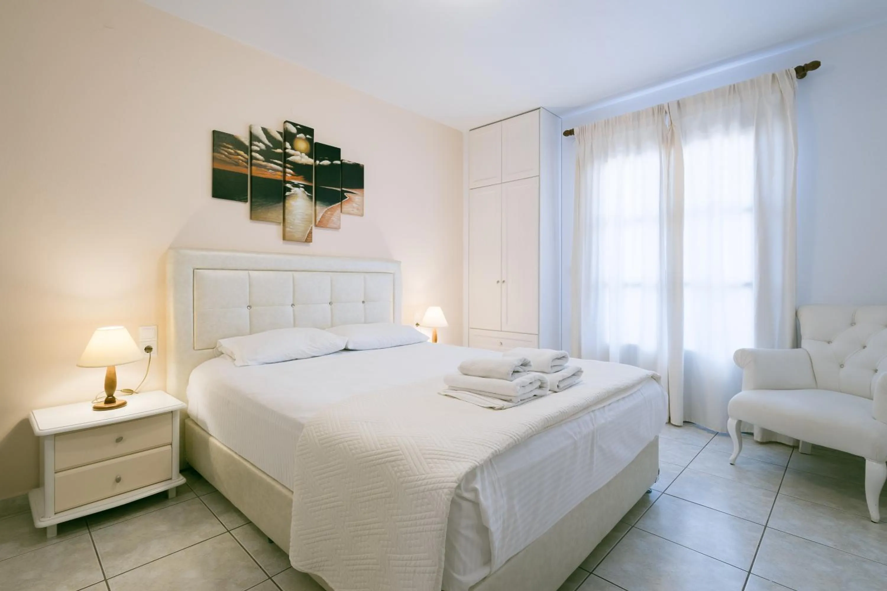 Property building, Bed in Anna Maria - Vanessa Apartments