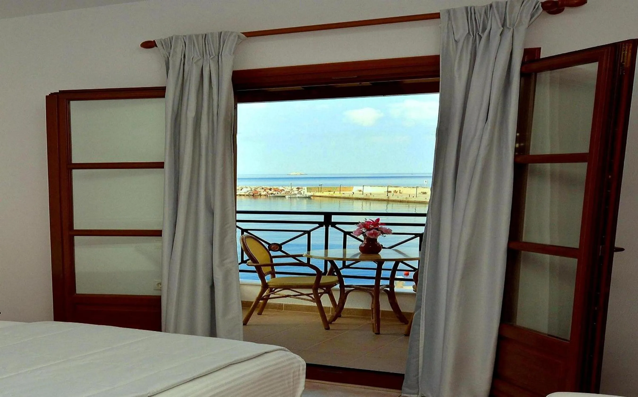 View (from property/room), Bed in Anna Maria - Vanessa Apartments